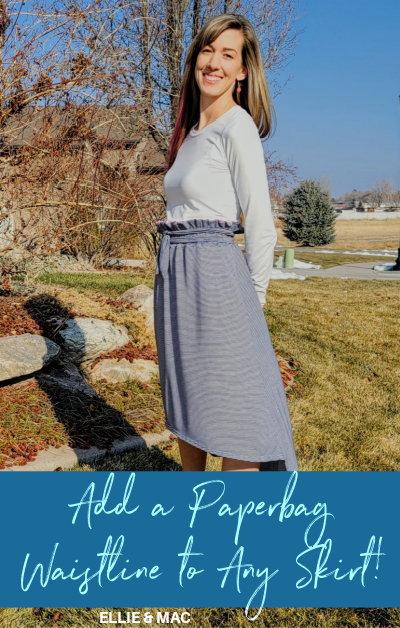Add a Paperbag Waistline to Any Skirt