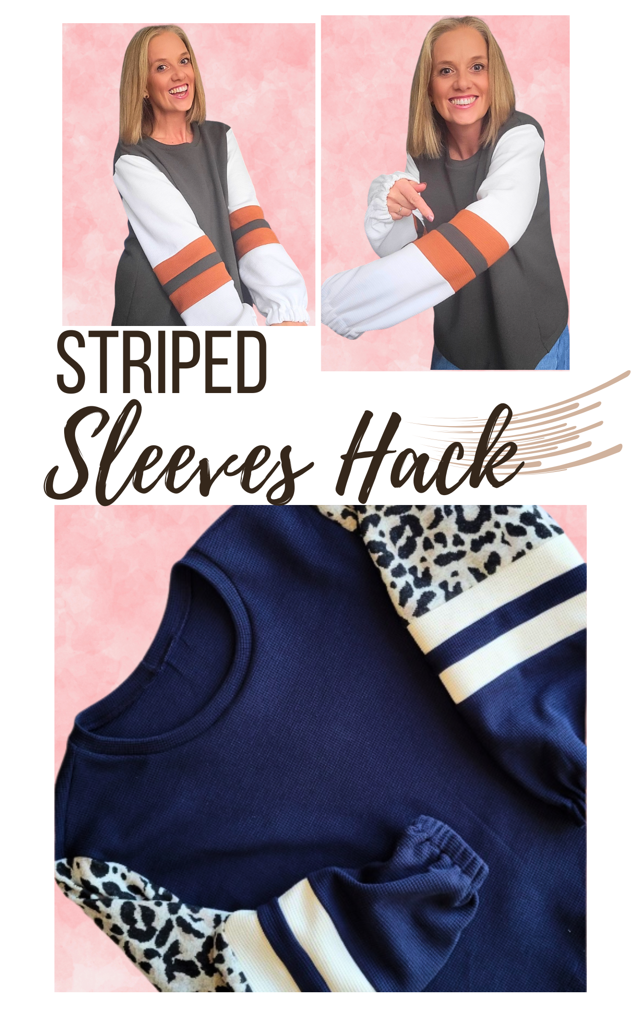 How to Add Stripes to Any Sleeve Pattern: Step-by-Step Color-Blocking Tutorial