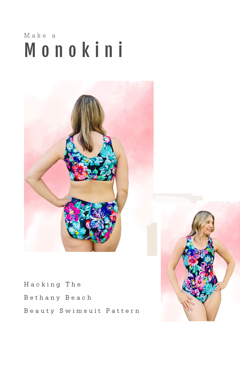Make a Monokini: Swimsuit Sewing Pattern Hack