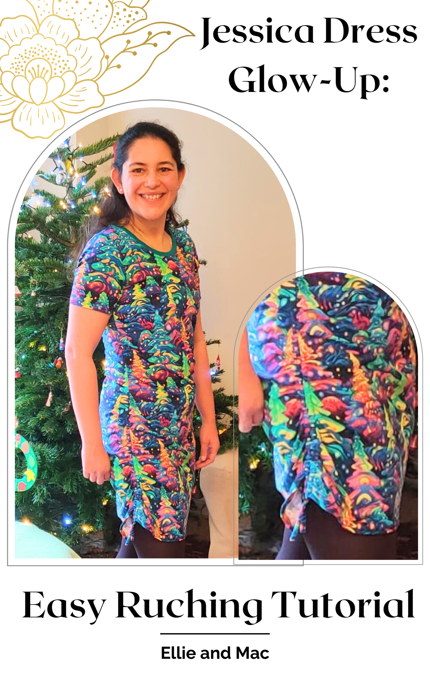 Jessica Dress Glow-Up: Easy Ruching Tutorial