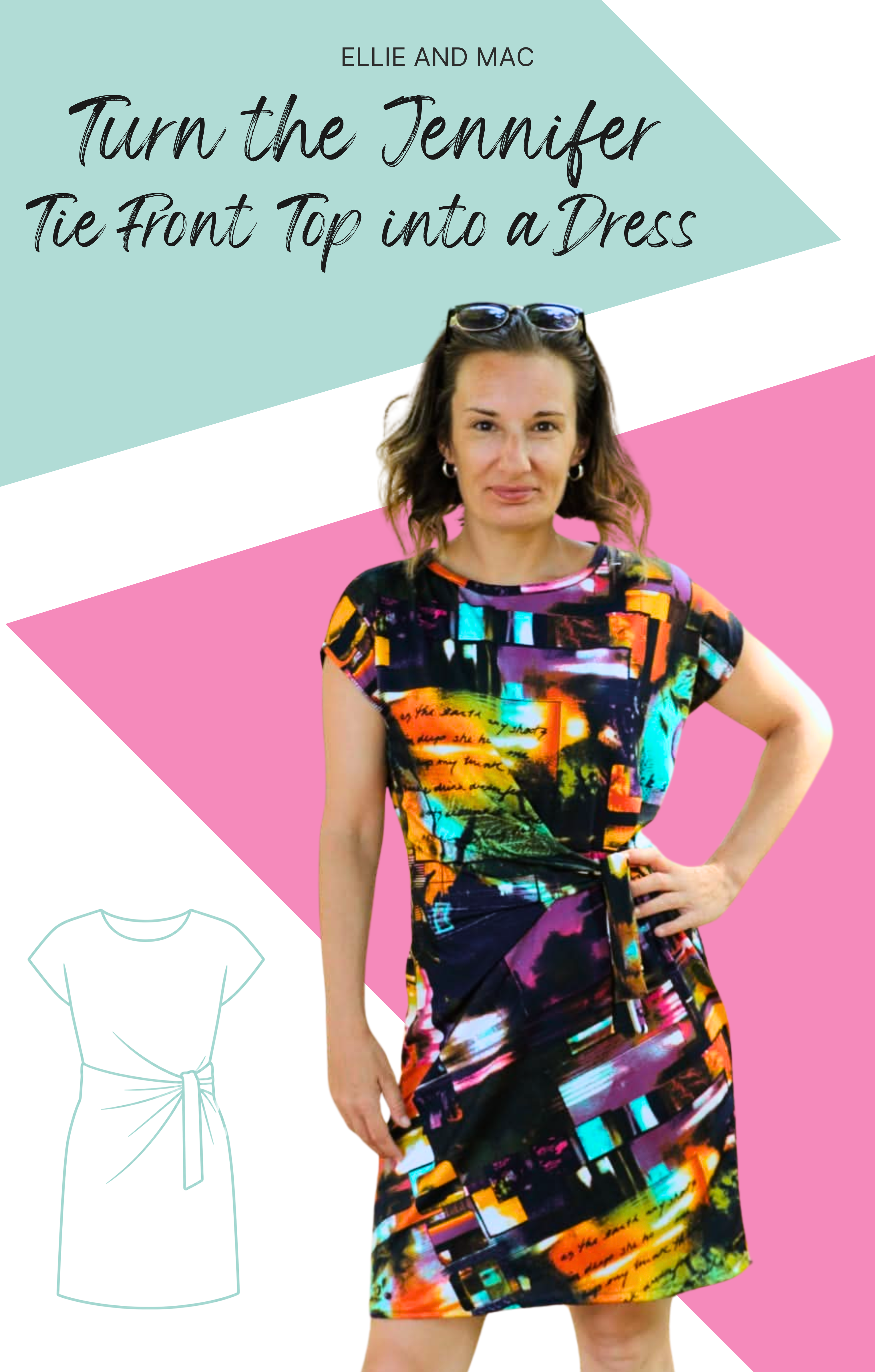 Turn the Jennifer Tie Front Top into a Dress – An Easy Little Hack!