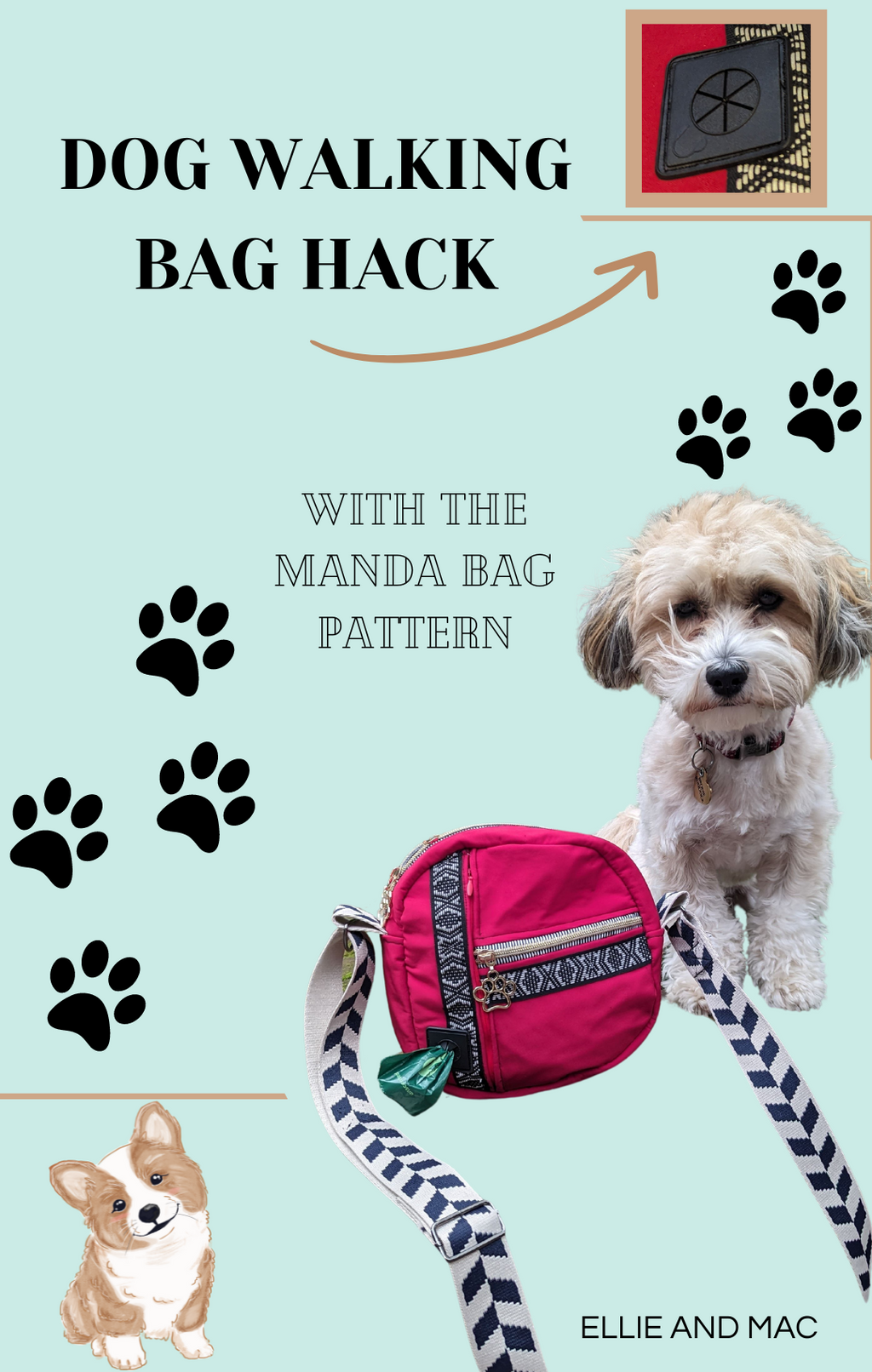 Dog Walking Bag Hack with the Manda Bag