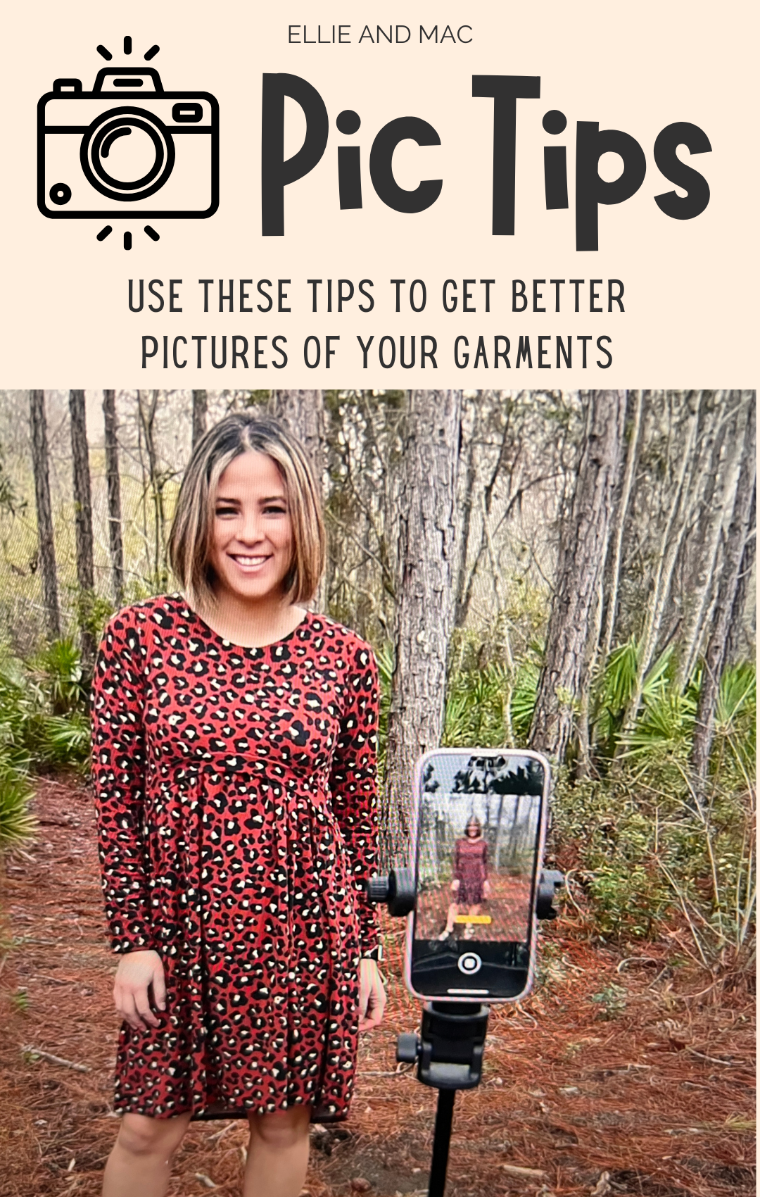How to Take Good Pictures of Your Garments