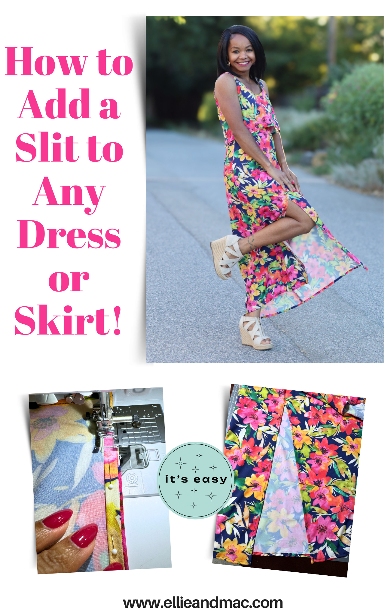 How to Add a Slit to Any Skirt or Dress
