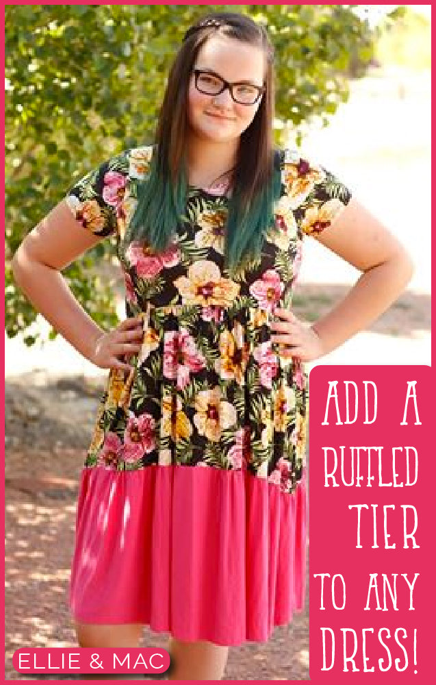 how to shorten a tiered dress Tutorial: Classic Shirt to Tiered Dress | Blog
