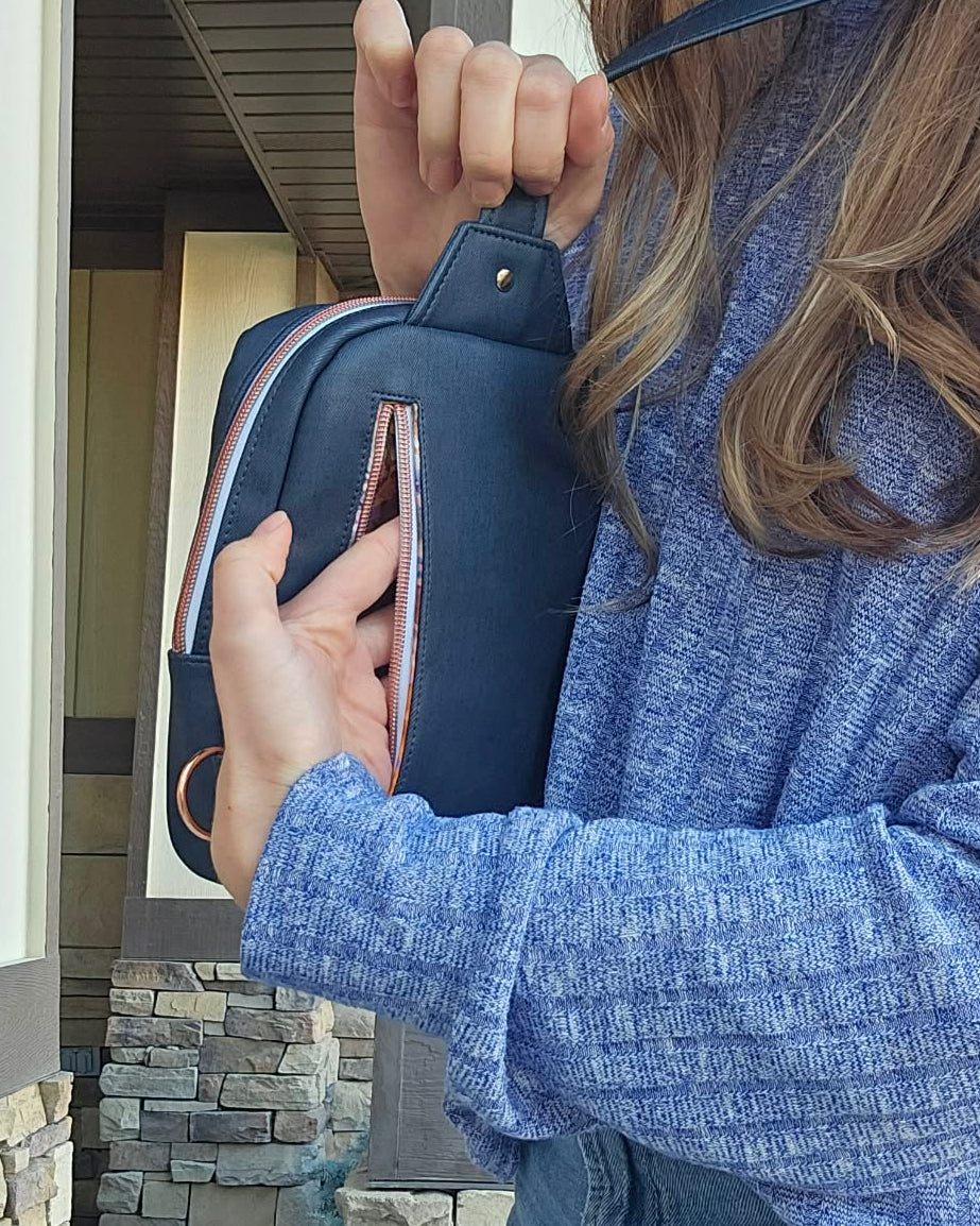 Callie Casual Carry Sling Bag Sewing Pattern