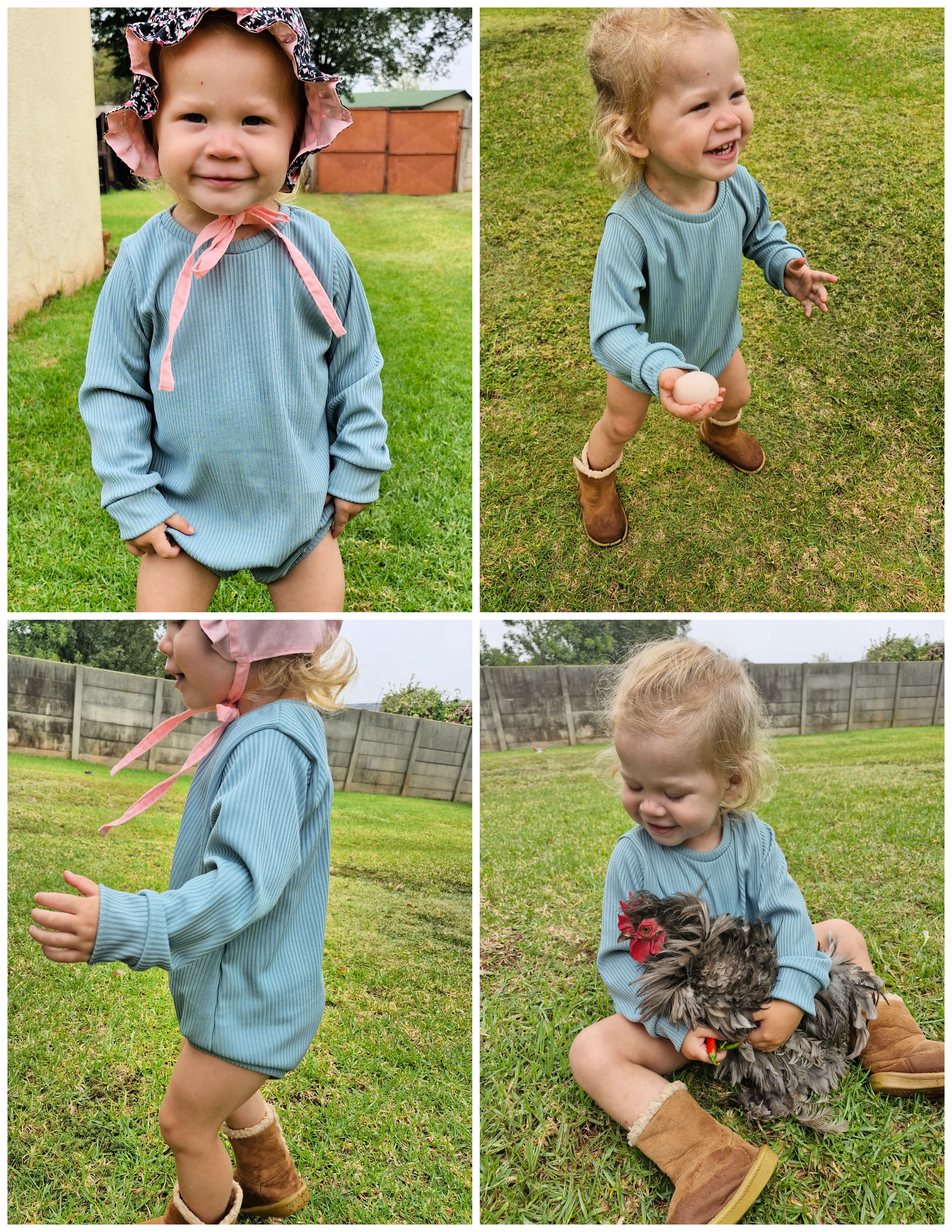 Birdie Baby Sweater Romper Sewing Pattern