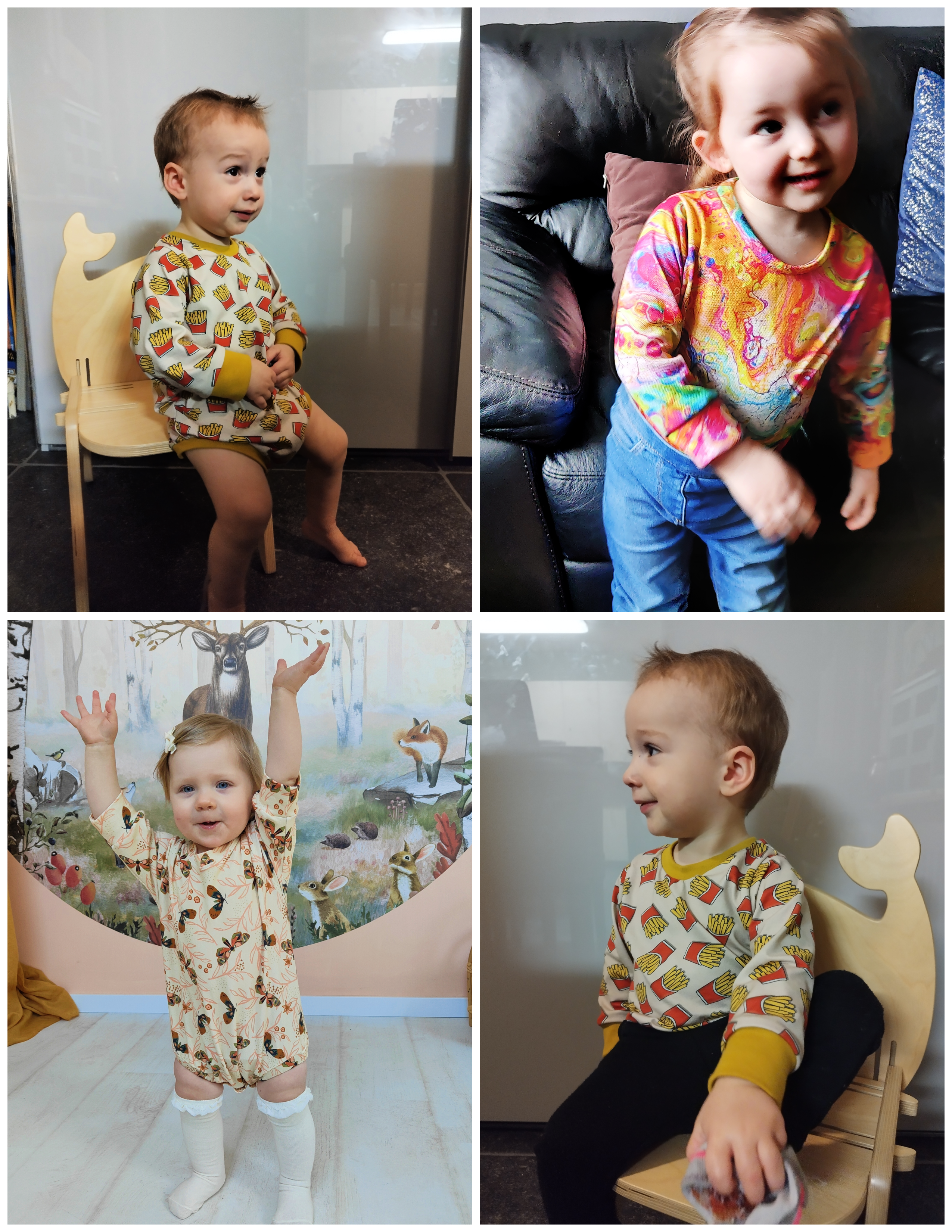 Birdie Baby Sweater Romper Sewing Pattern