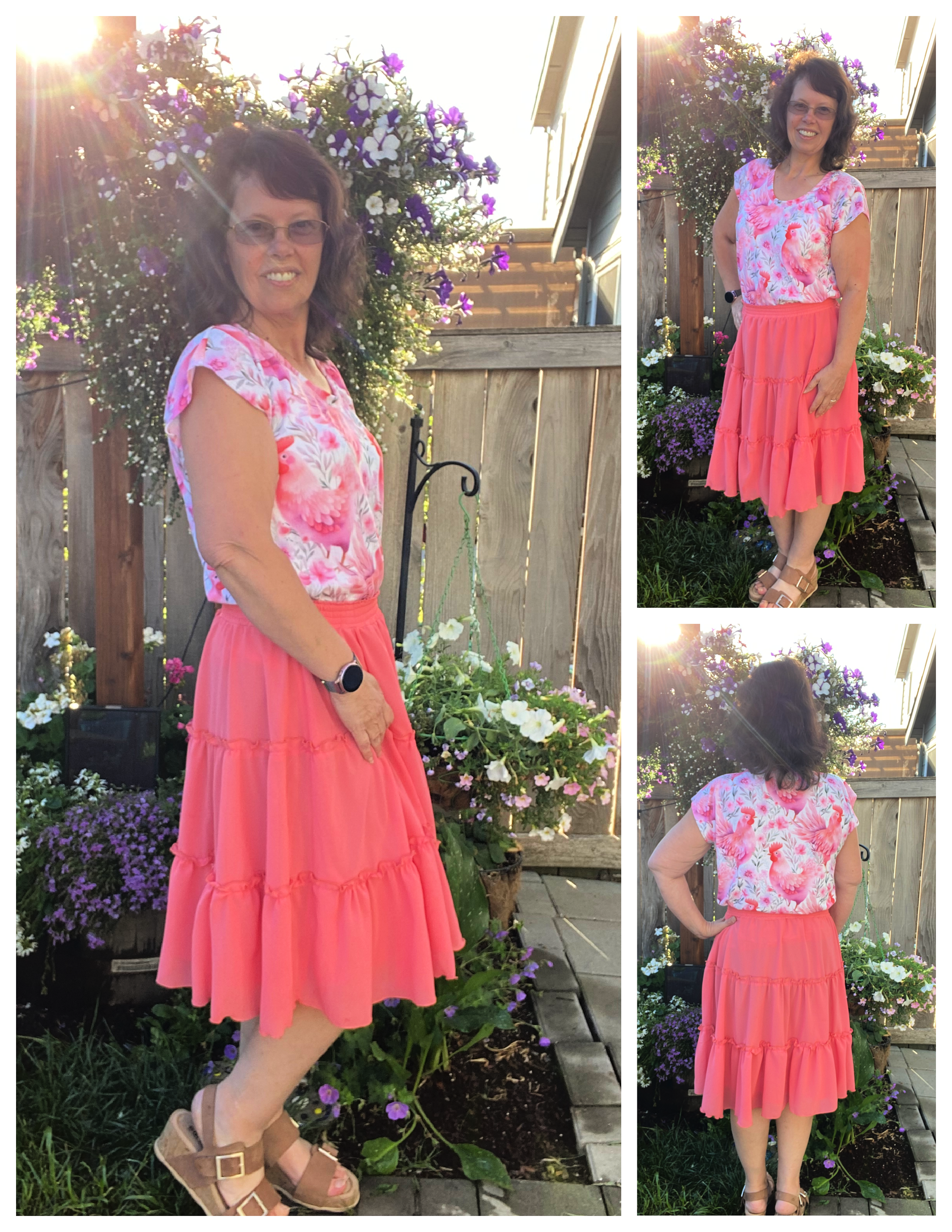 Theresa Tiered Skirt Sewing Pattern
