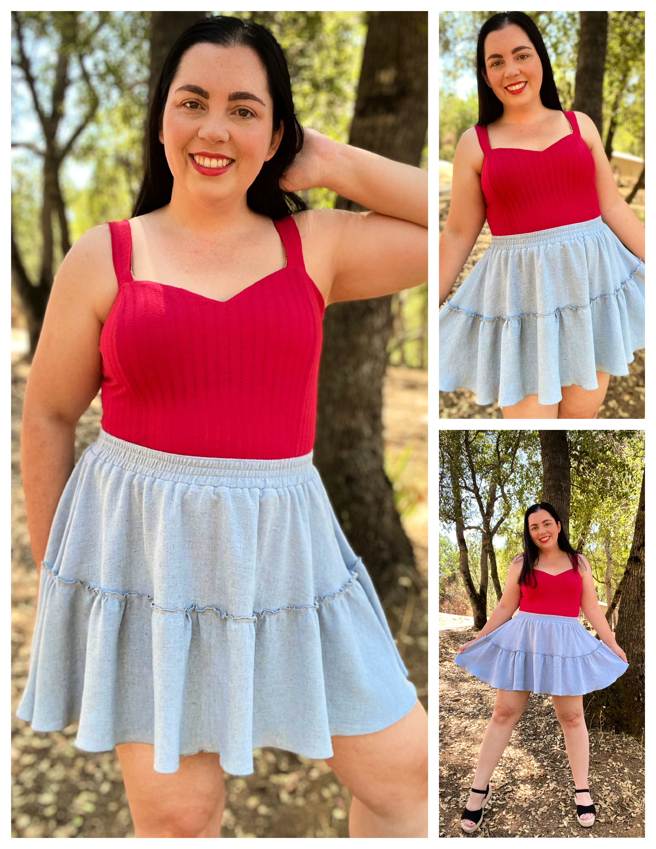 Theresa Tiered Skirt Sewing Pattern