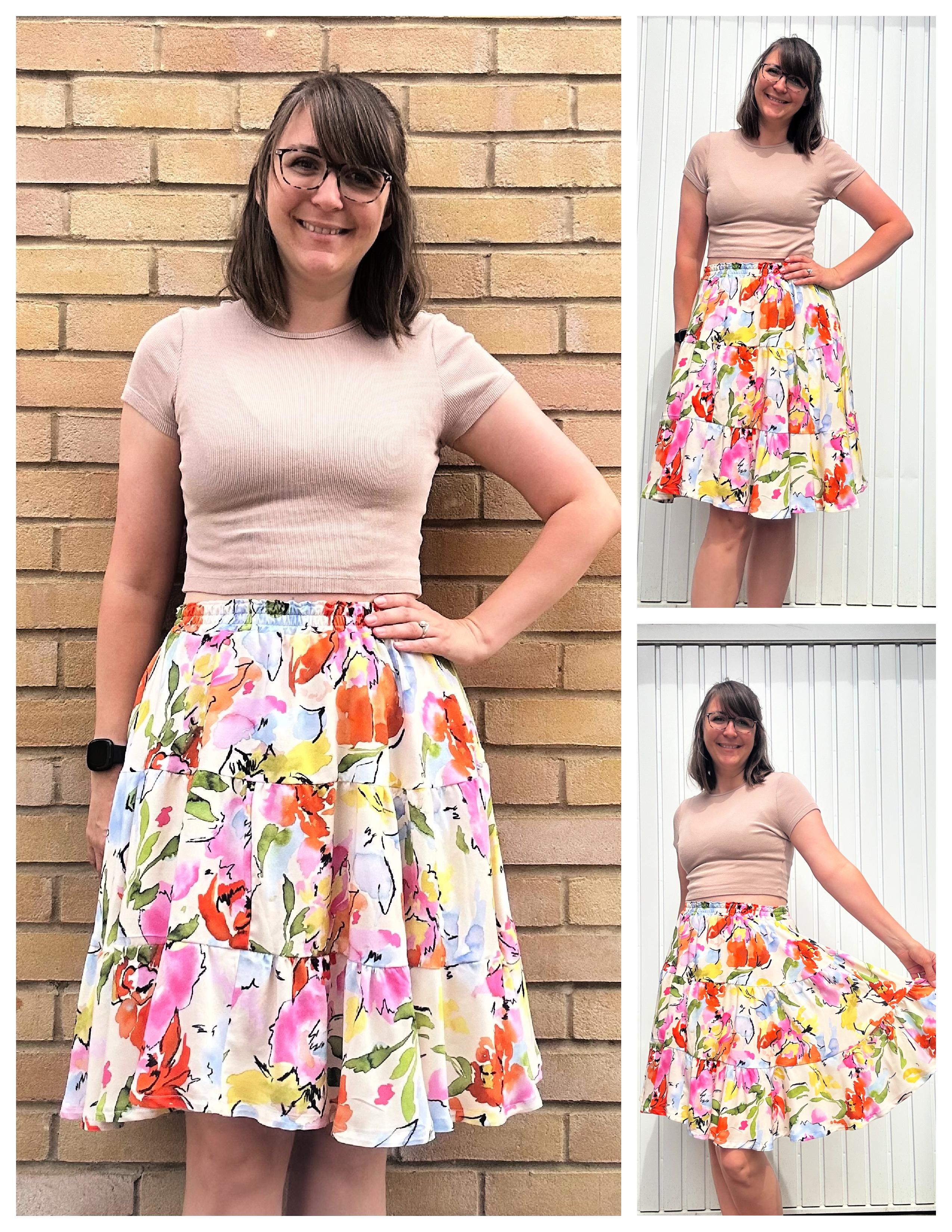 Theresa Tiered Skirt Sewing Pattern
