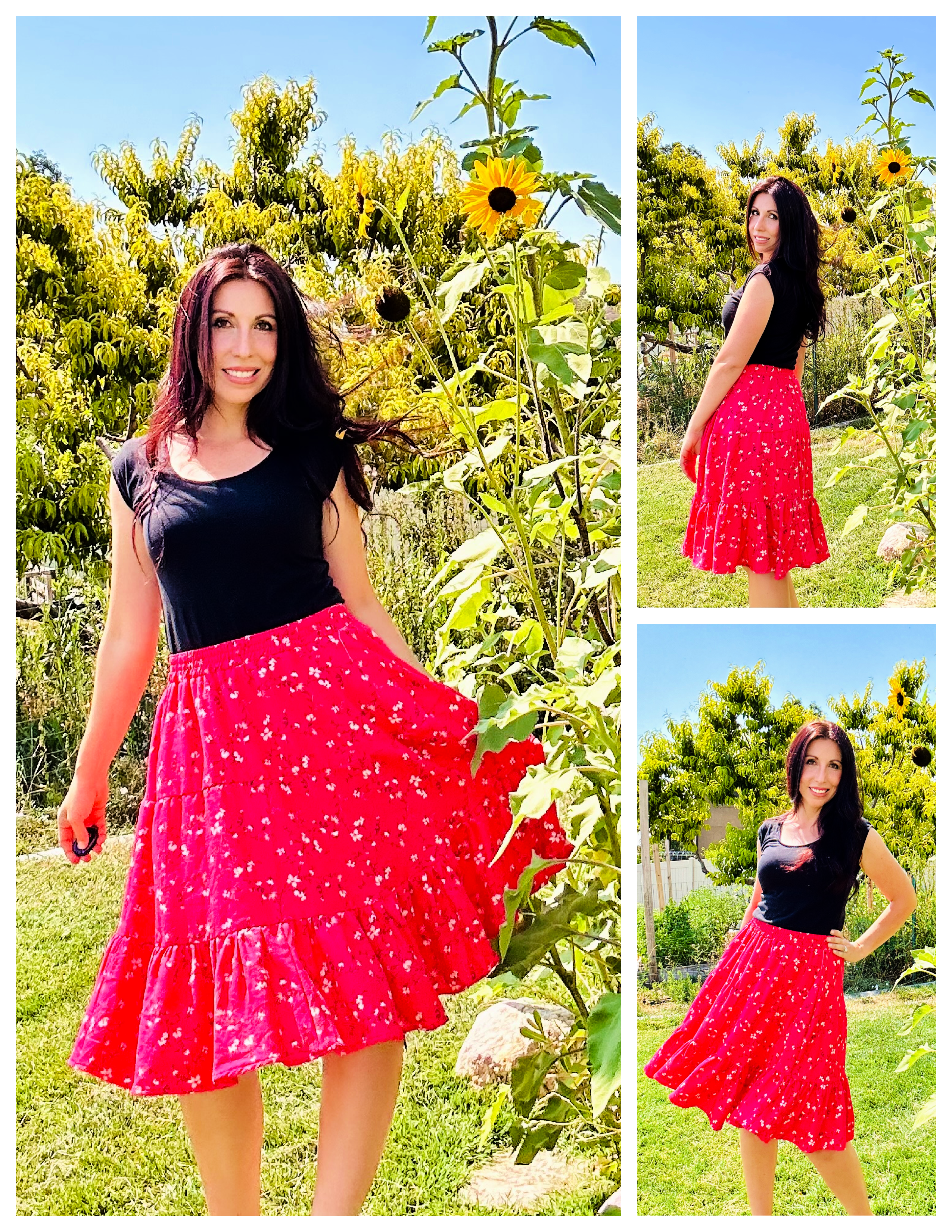 Theresa Tiered Skirt Sewing Pattern