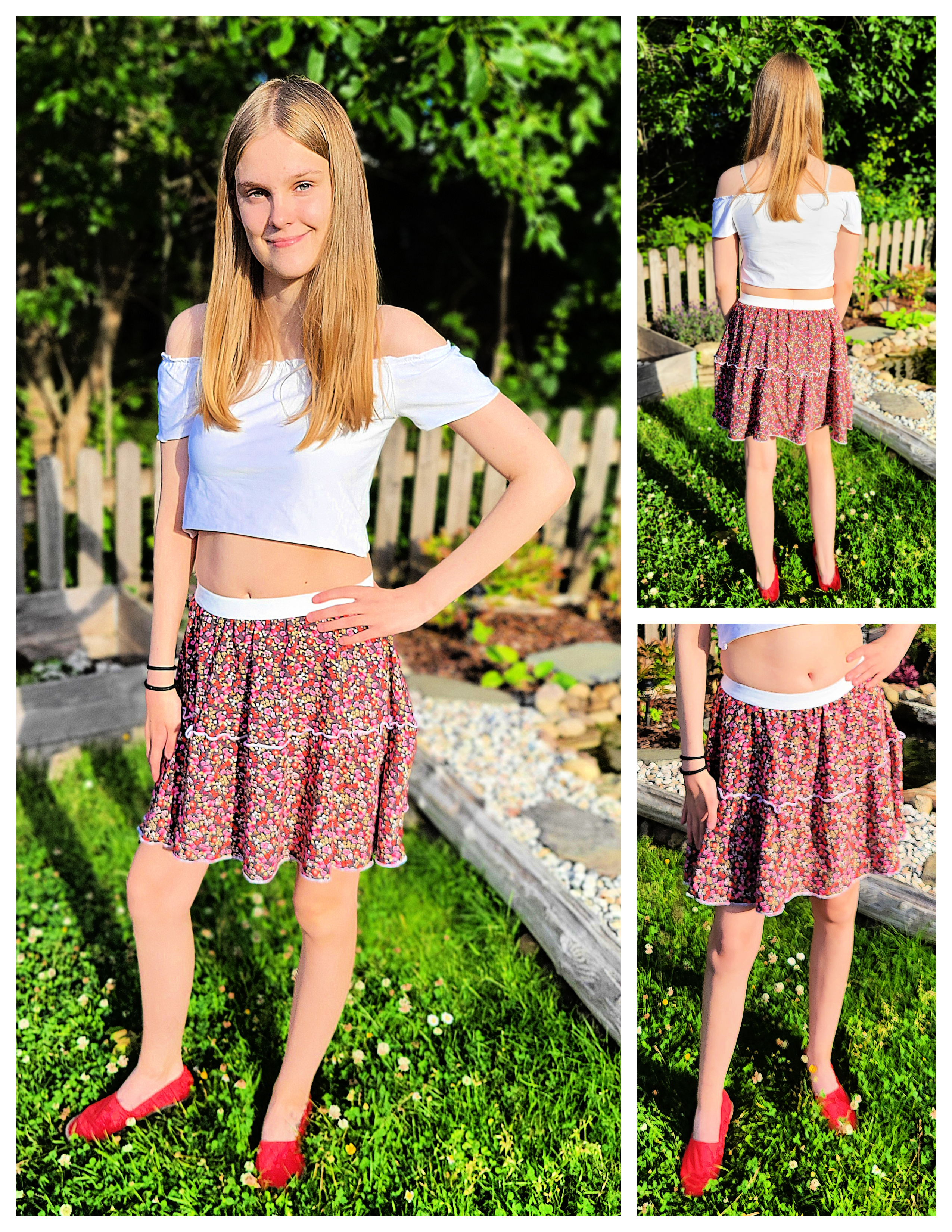 Theresa Tiered Skirt Sewing Pattern