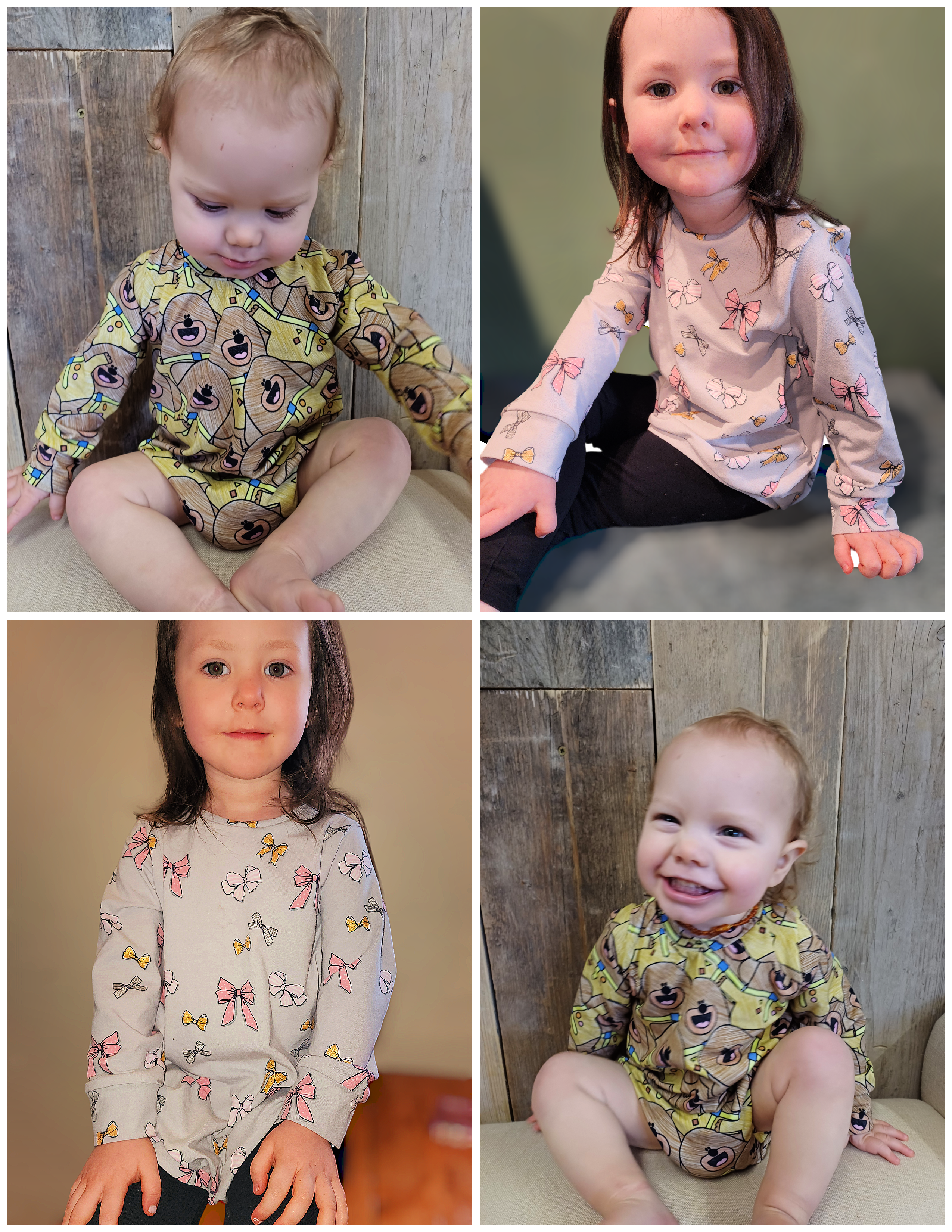 Birdie Baby Sweater Romper Sewing Pattern