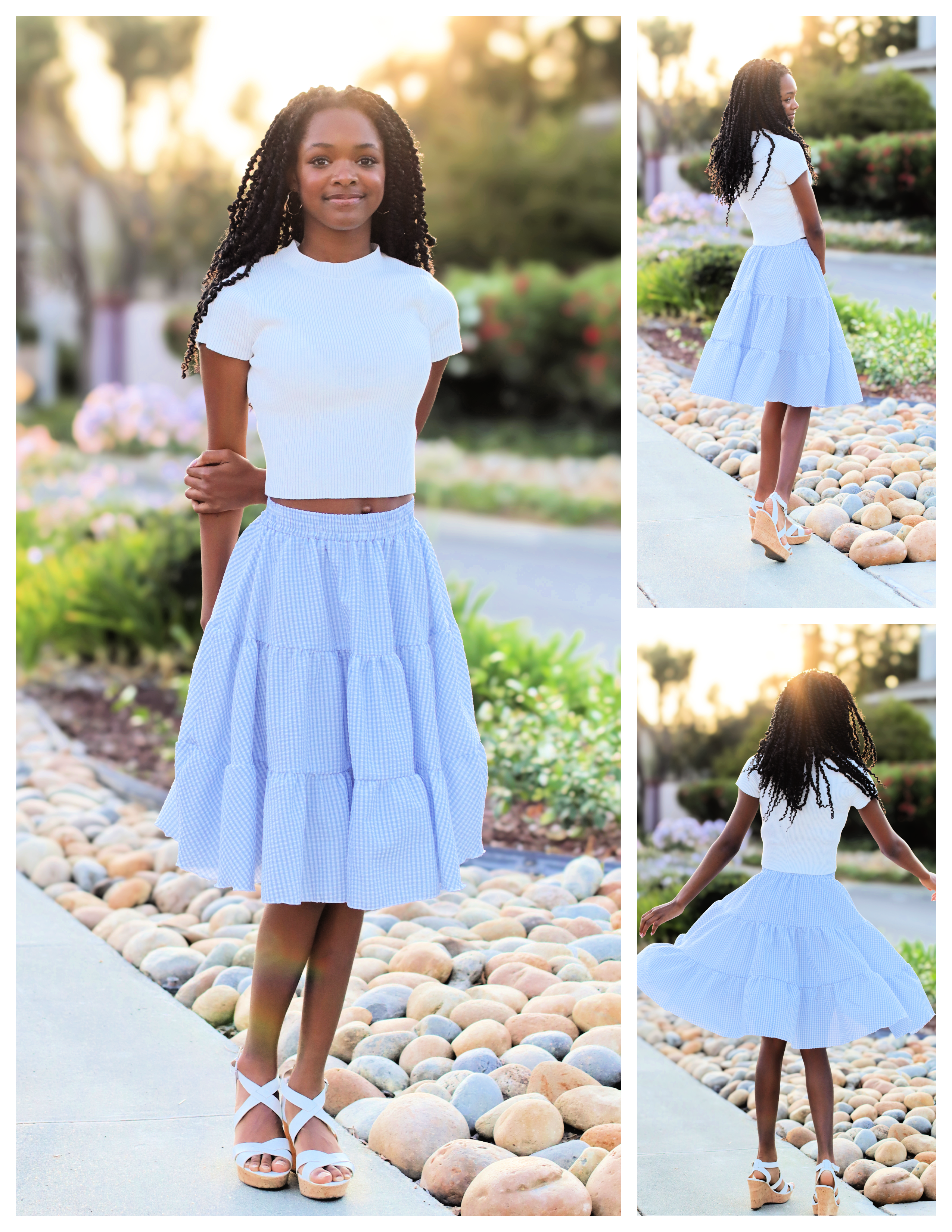 Theresa Tiered Skirt Sewing Pattern