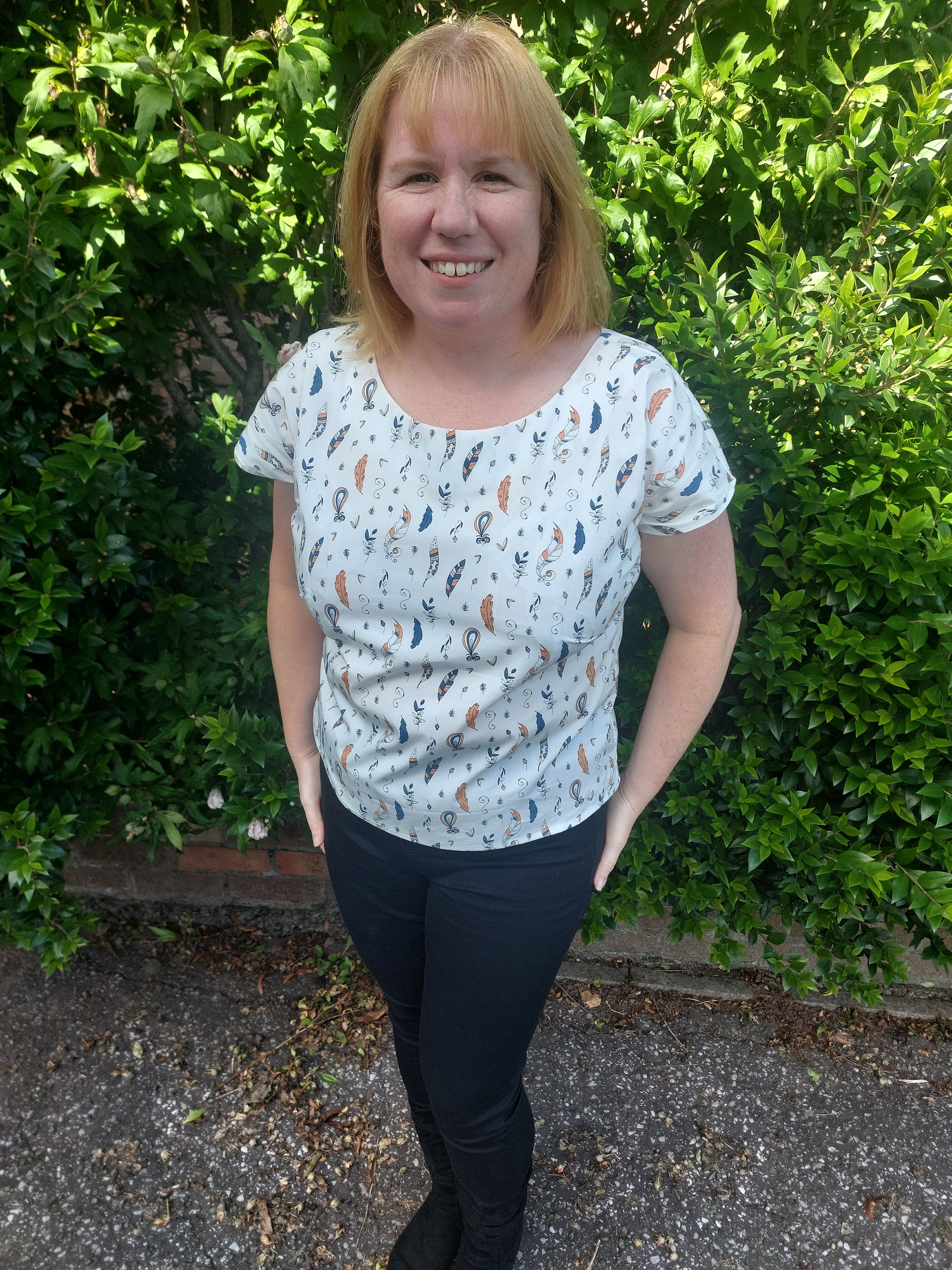 Brandy Balloon Sleeve PDF Sewing Pattern | Beginner-Friendly Woven Dolman Top