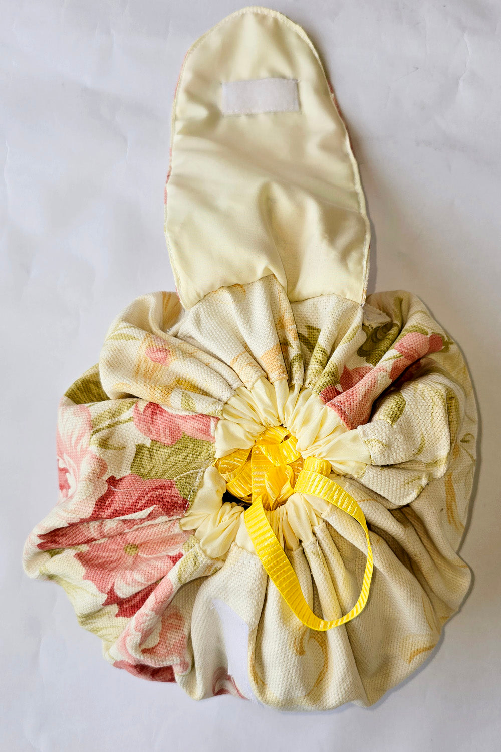 yellow Moon Drawstring Bag Sewing Pattern for Makeup, Toys, Snacks, Traveling, Crafts and More.