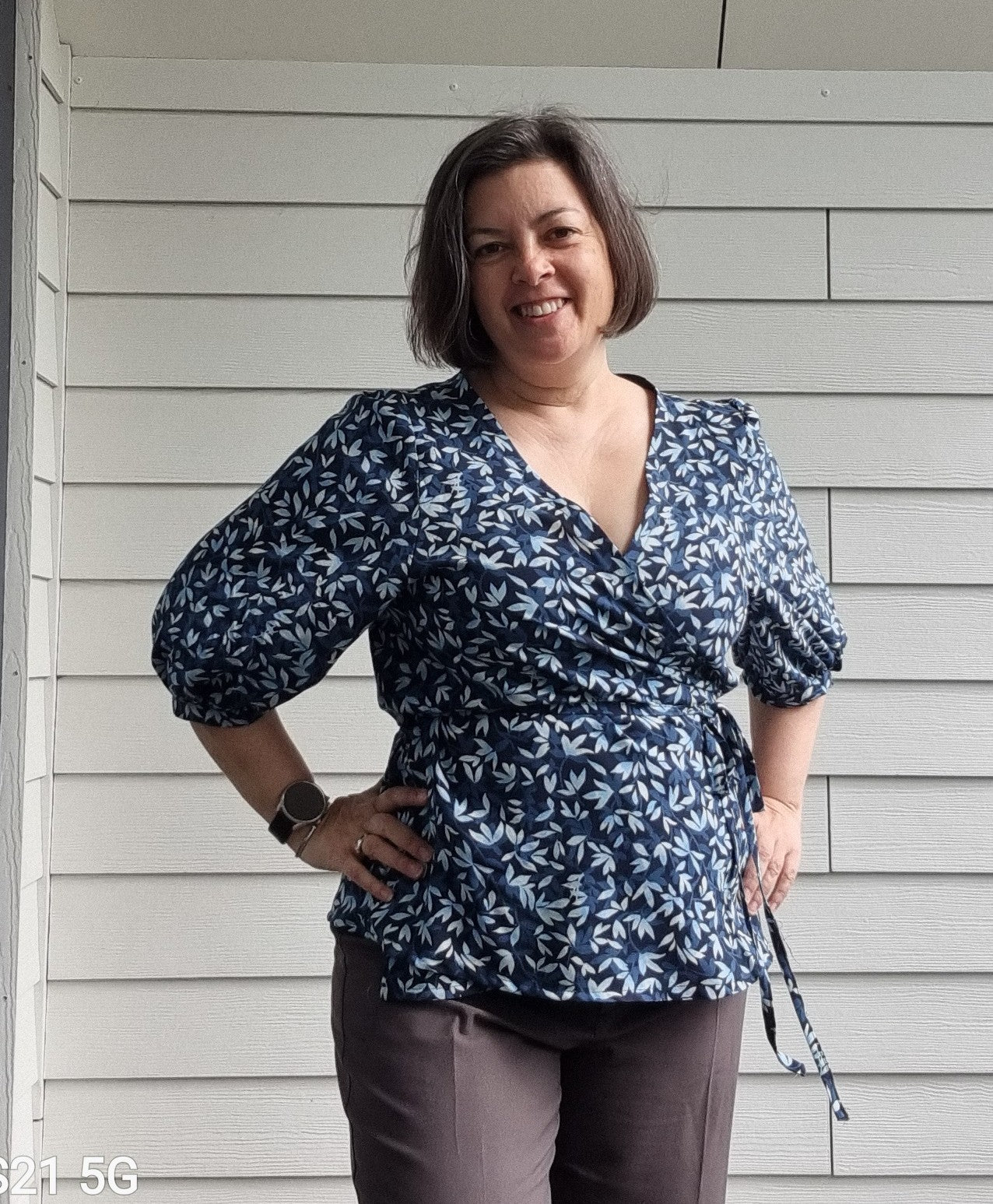 Leonie Woven Wrap Top and Dress Pattern