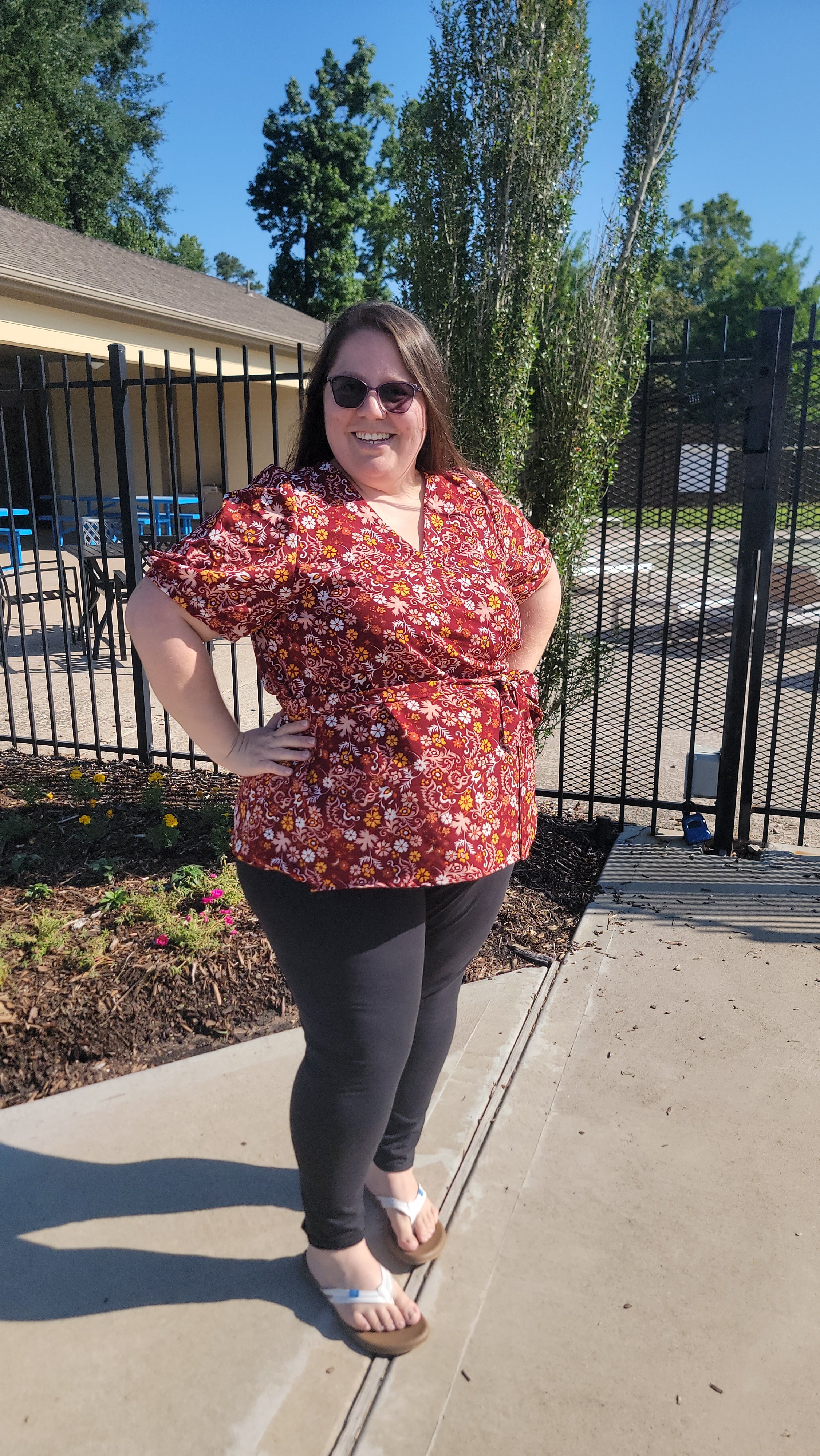 Leonie Woven Wrap Top and Dress Pattern