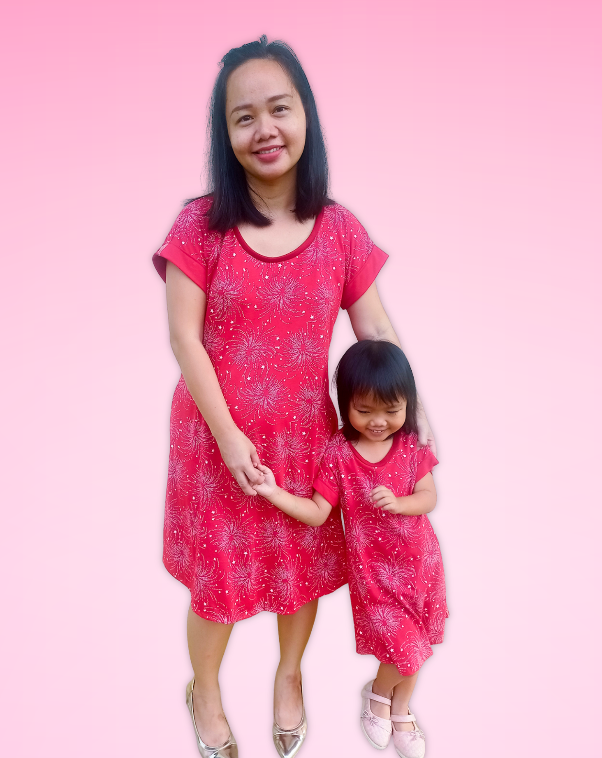Essential Dolman Dress Sewing Pattern Bundle (Adult & Kids)