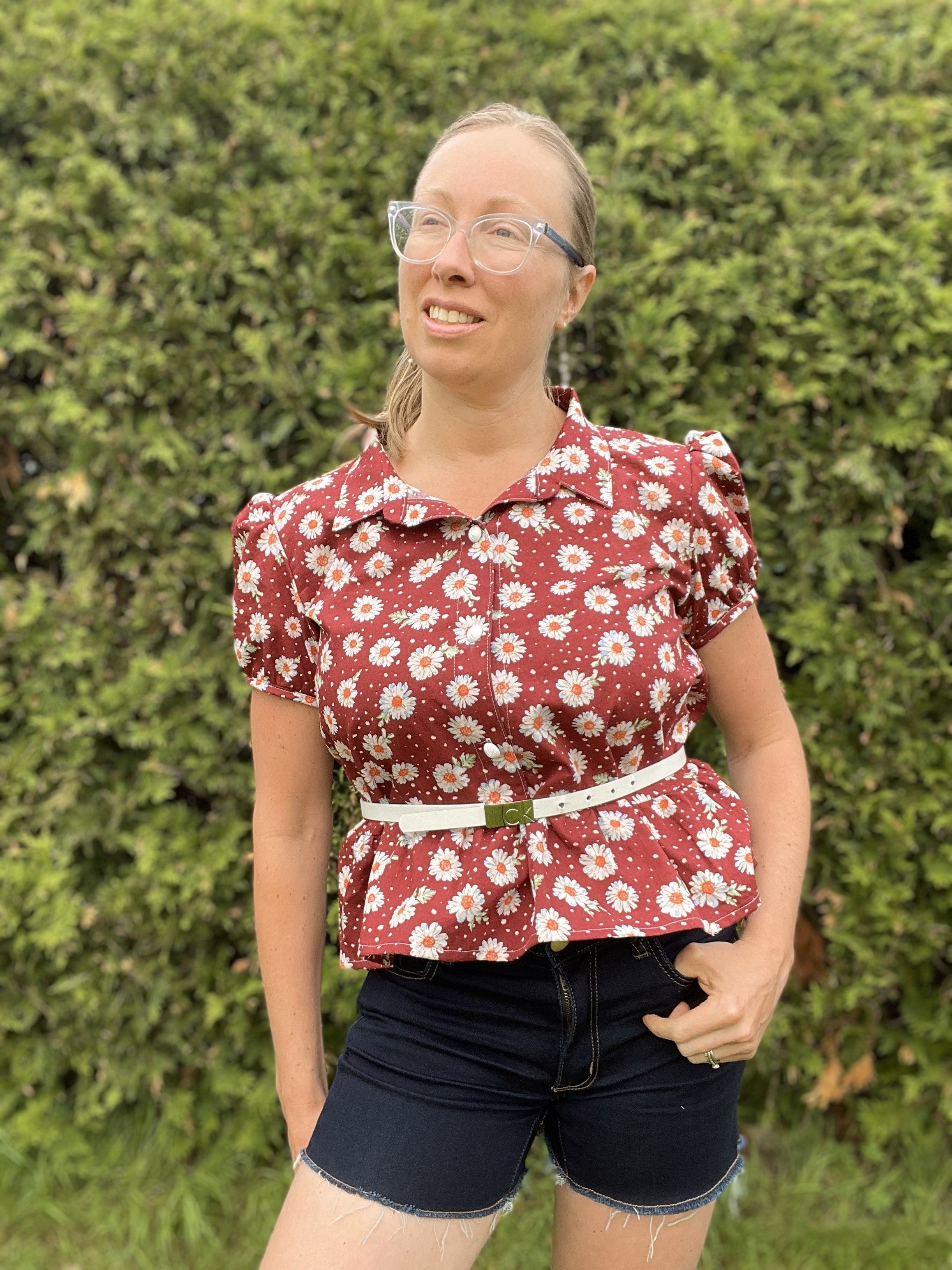 Gisella Oversized Puff-Sleeve Shirt and Dress Pattern