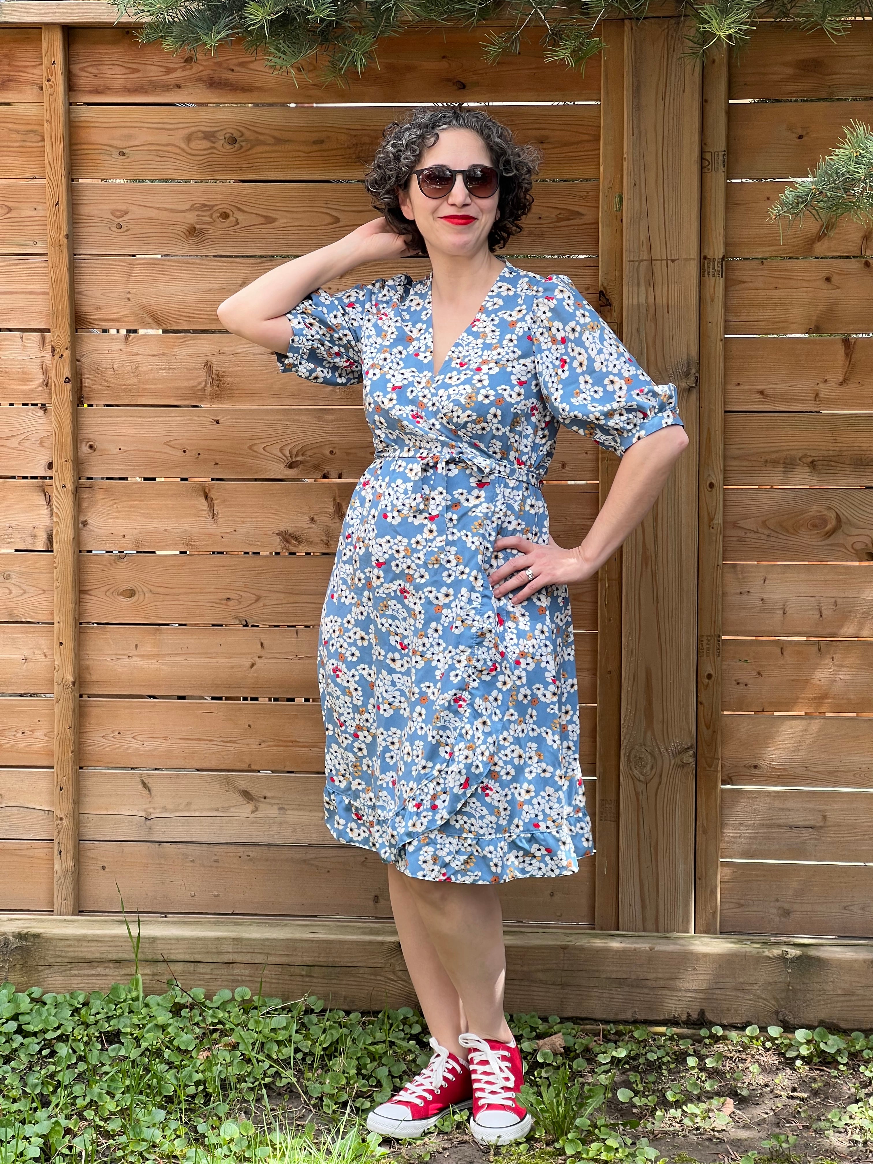 Leonie Woven Wrap Top and Dress Pattern