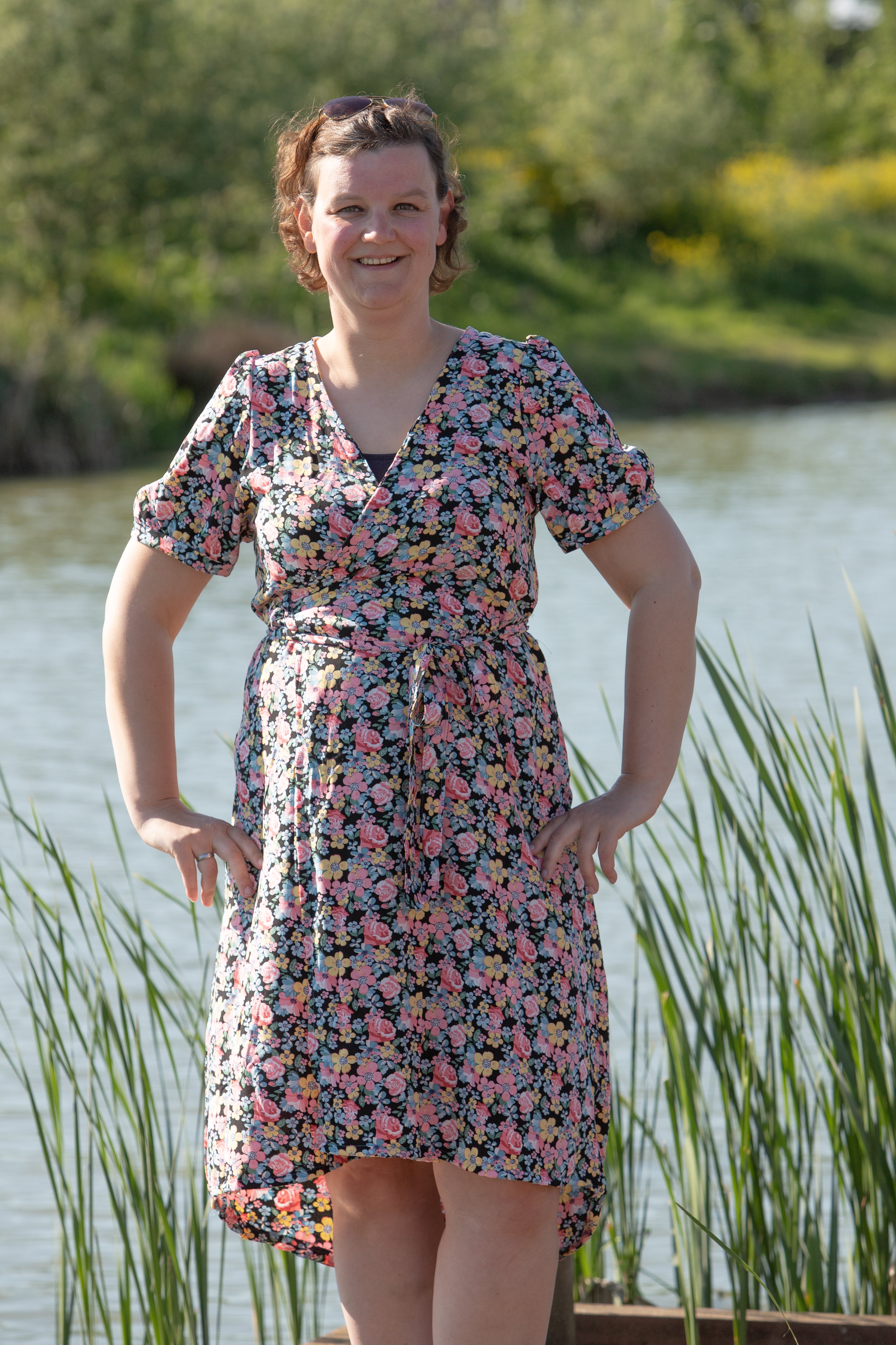 Leonie Woven Wrap Top and Dress Sewing Pattern