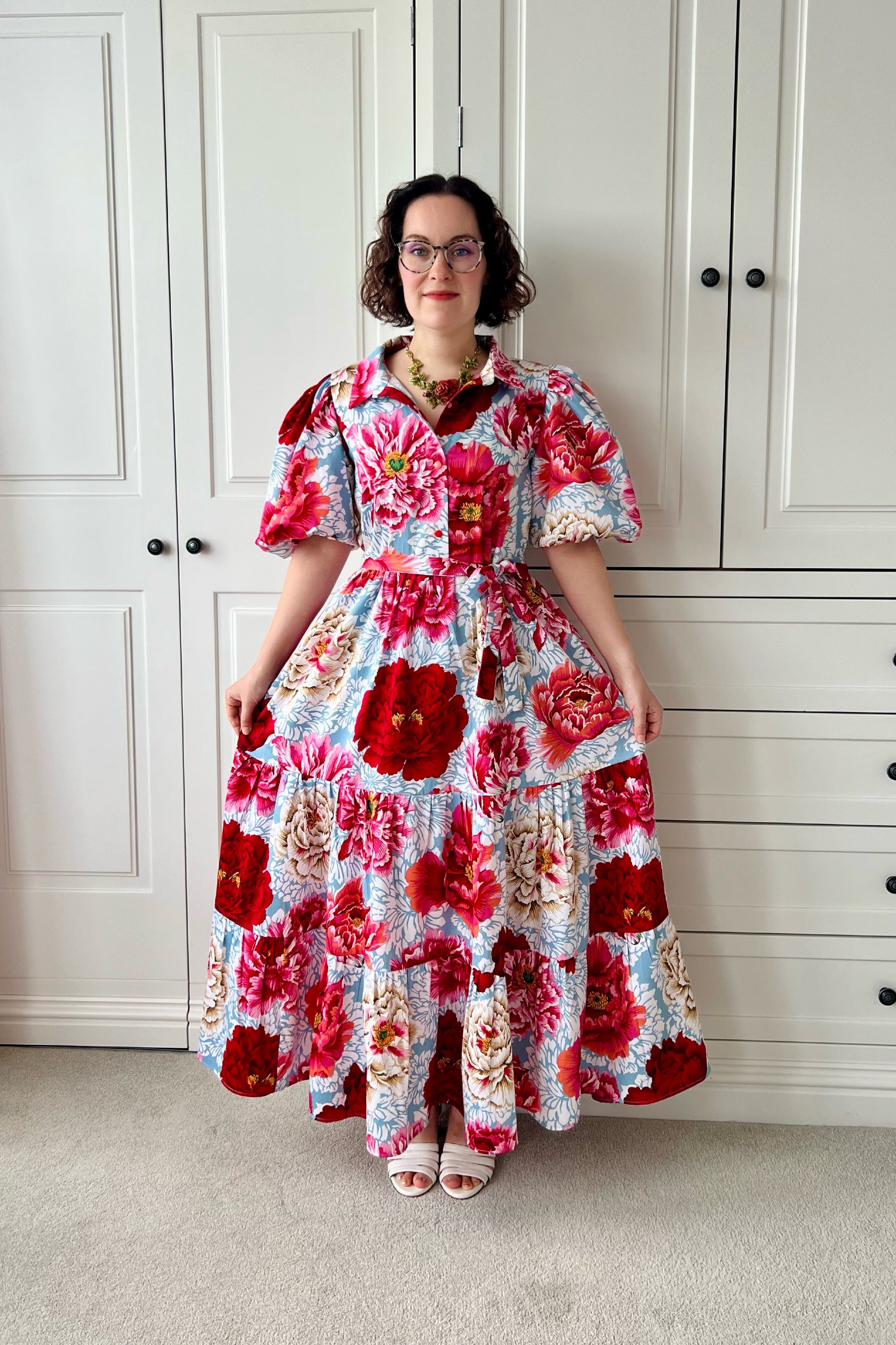 Gisella Oversized Puff-Sleeve Shirt and Dress Pattern