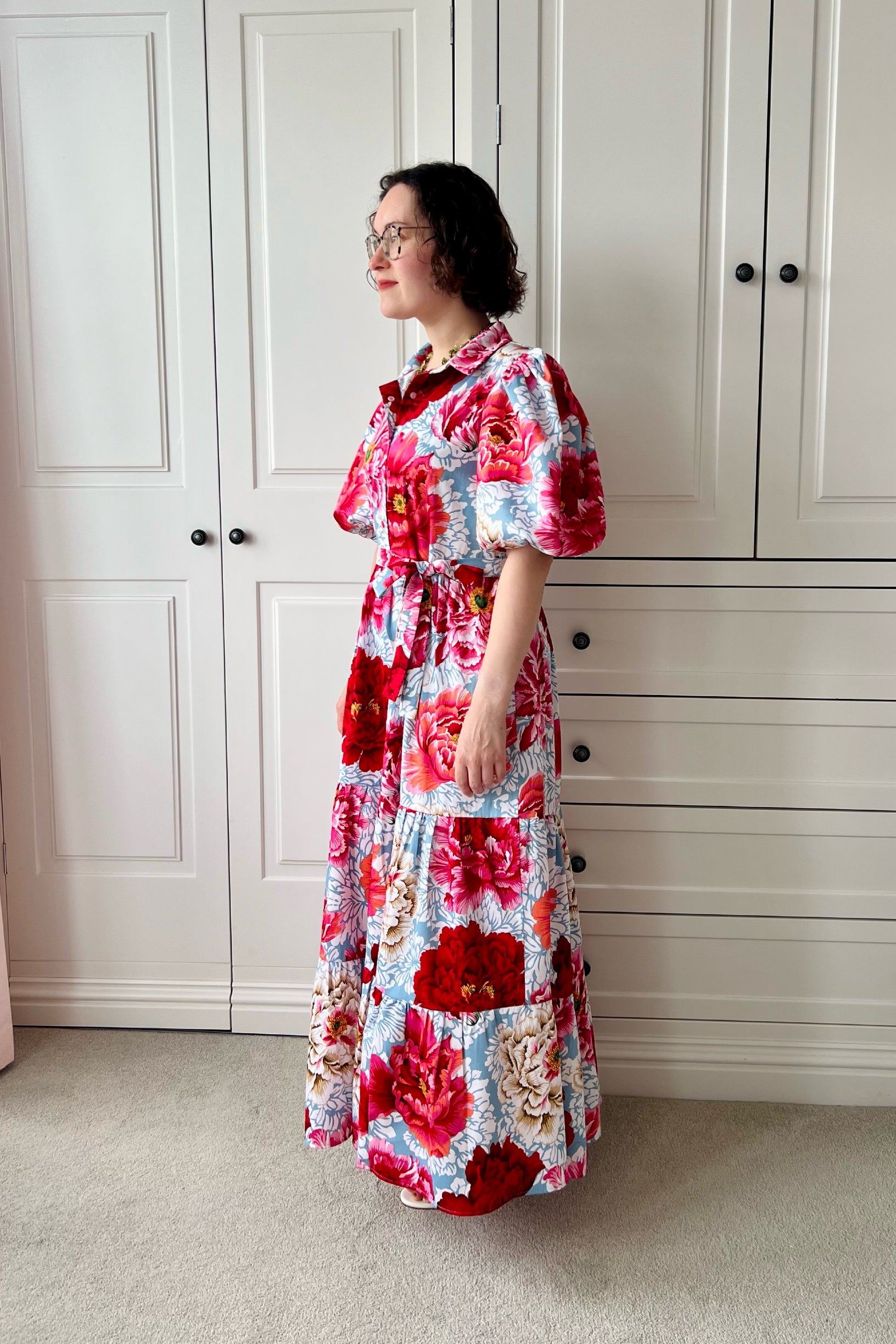 Gisella Oversized Puff-Sleeve Shirt and Dress Pattern