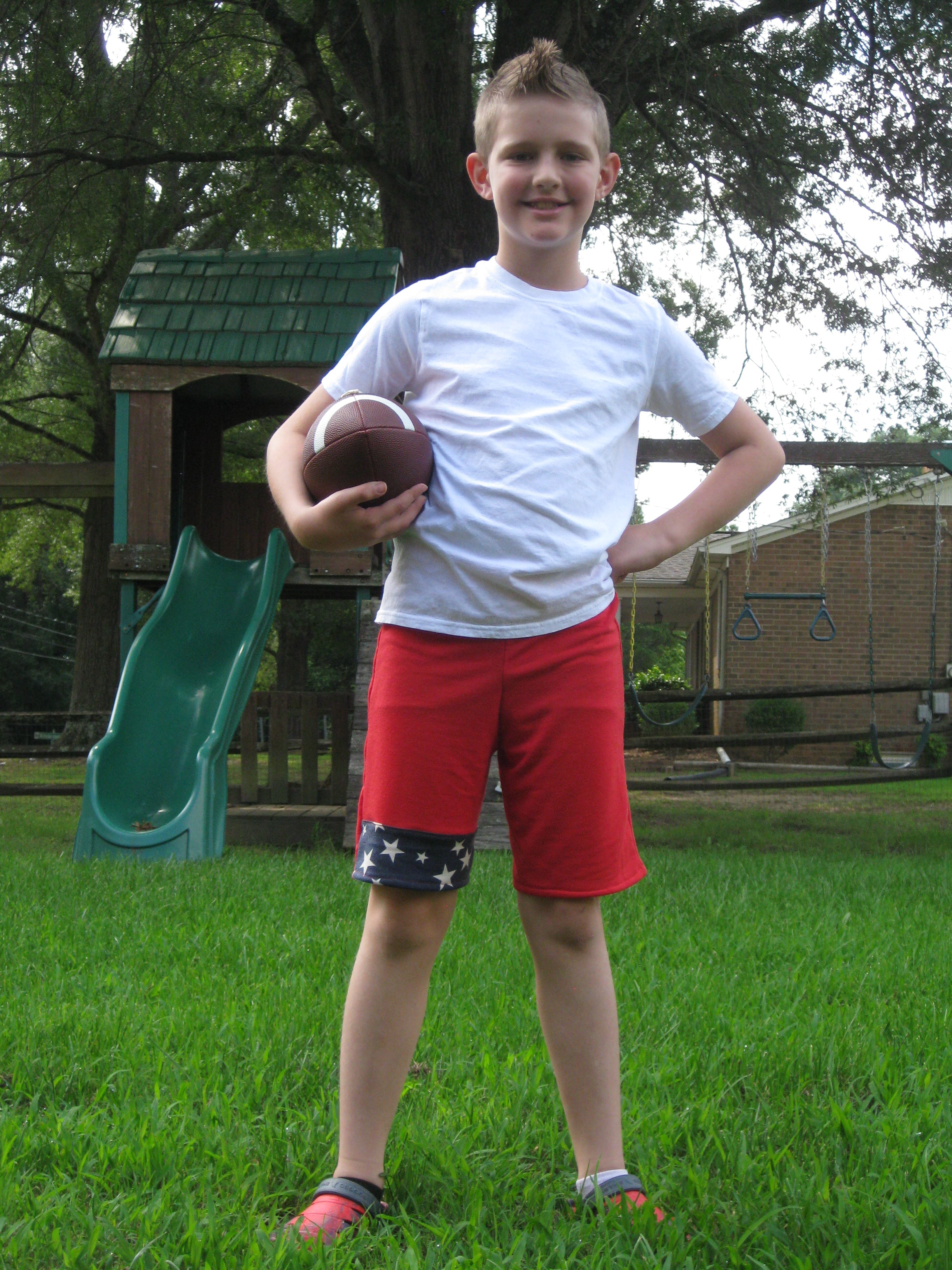Kids & Teen Caleb Athletic Shorts Pattern