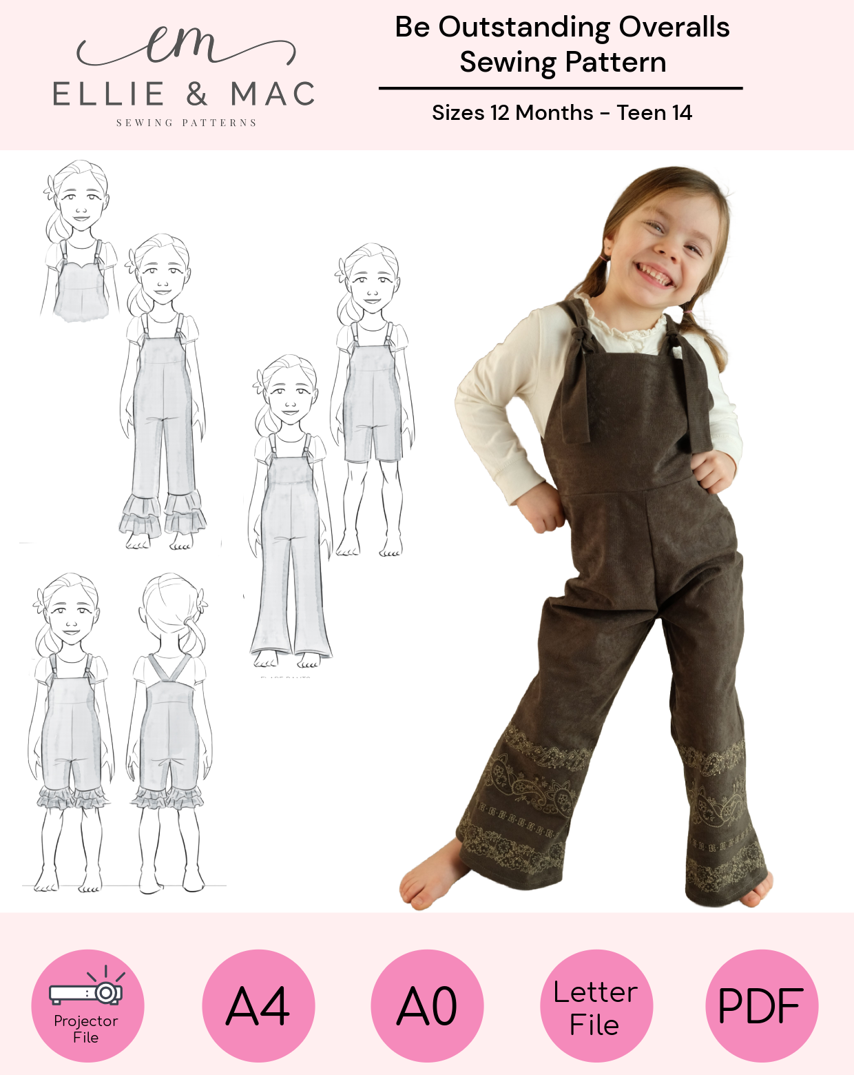Be Outstanding Overalls Pattern