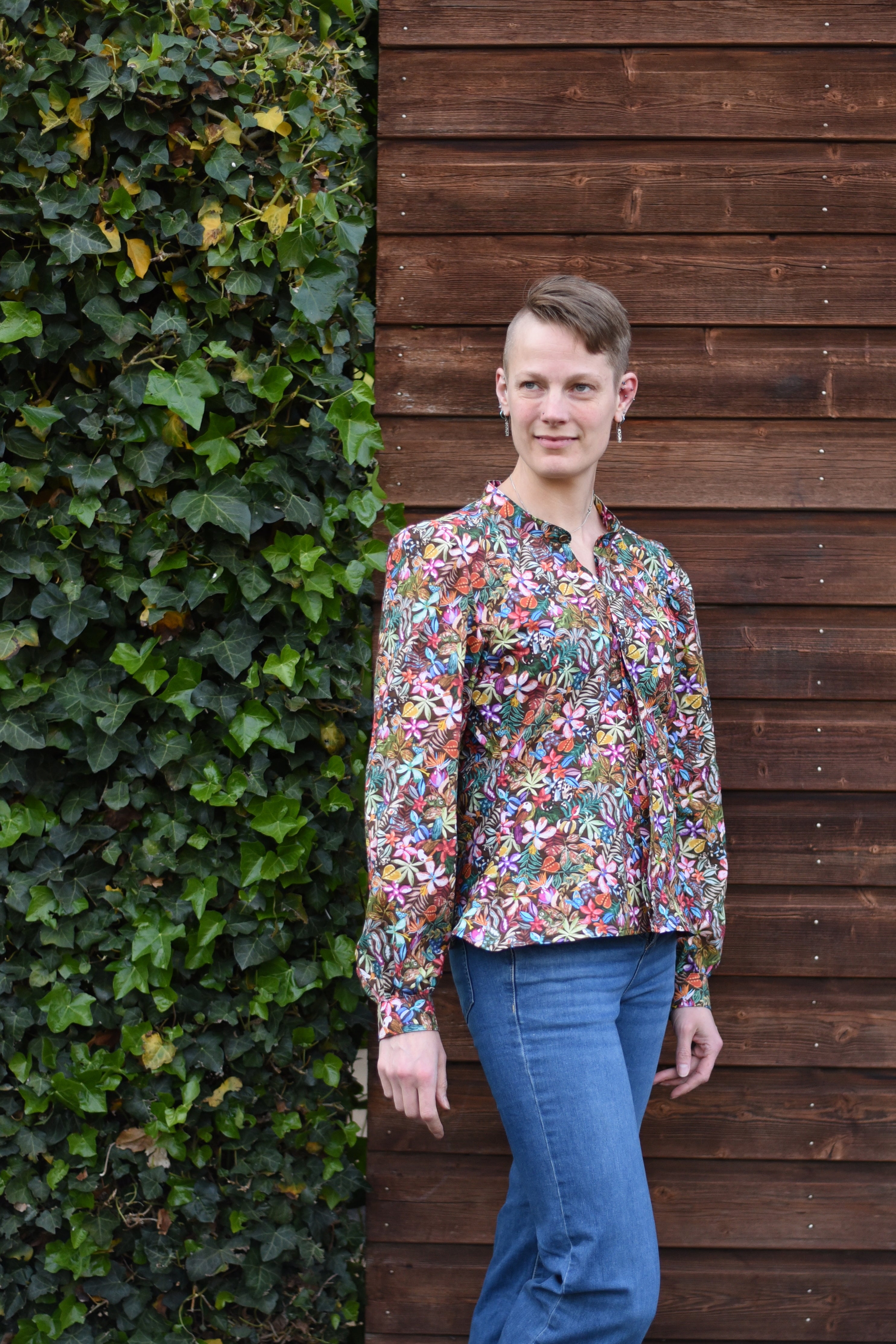 Beverly Button Down Blouse Sewing Pattern