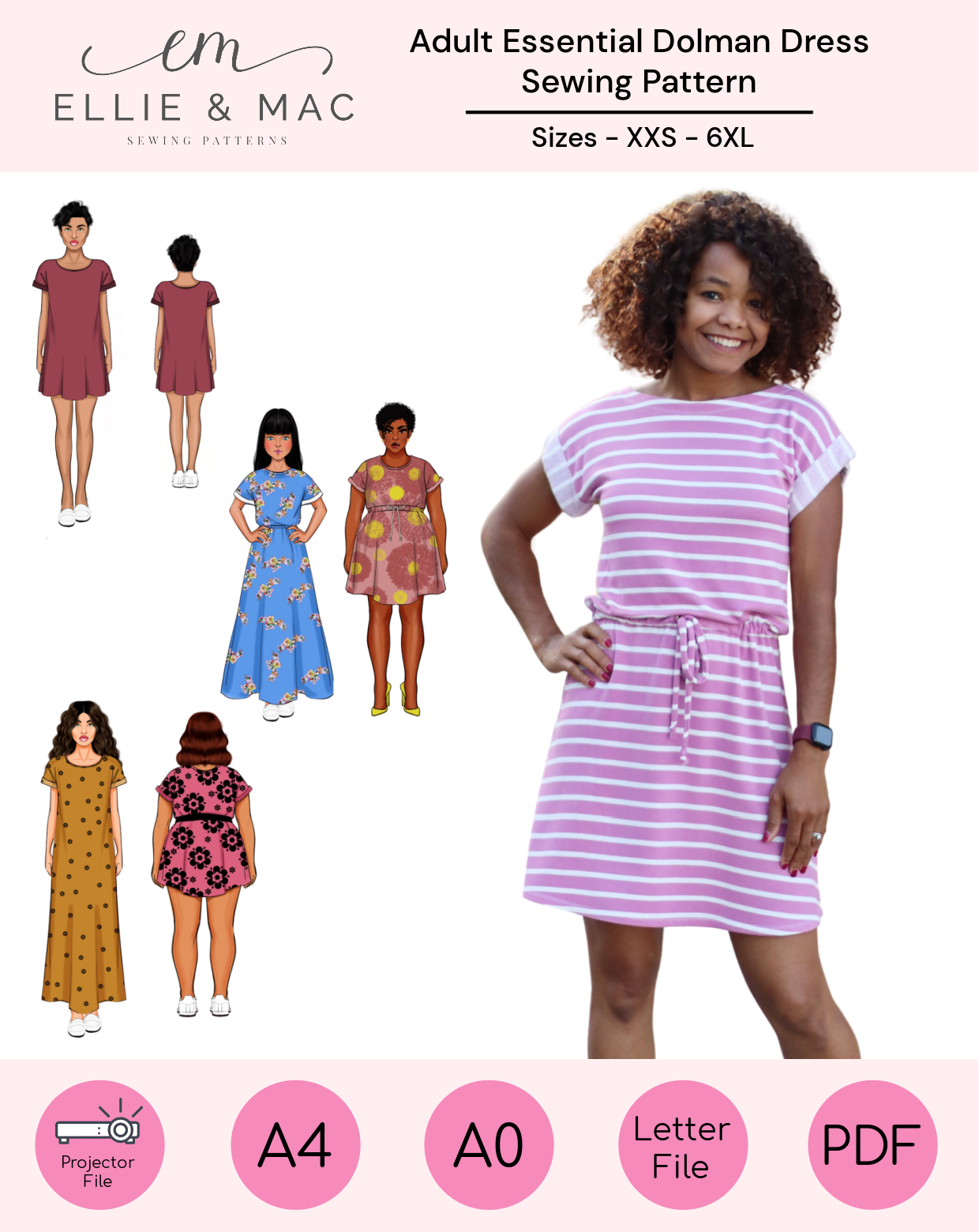 Ellie and Mac Knit Sewing Pattern Starter Pack
