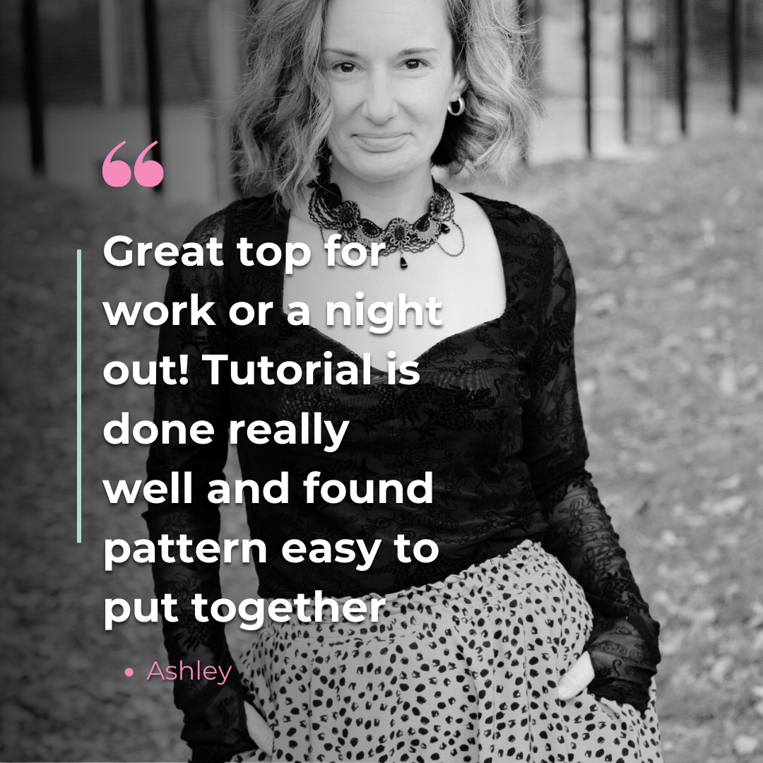 Nyeca Sweetheart Shirt, Peplum and Dress Sewing Pattern