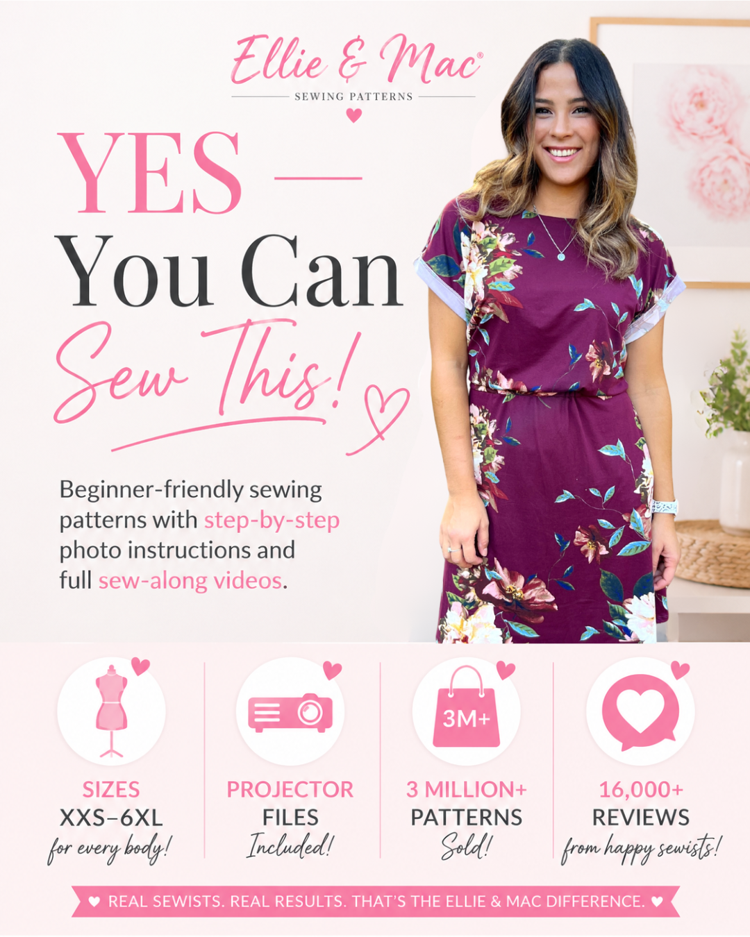 Ellie and Mac Knit Sewing Pattern Starter Pack
