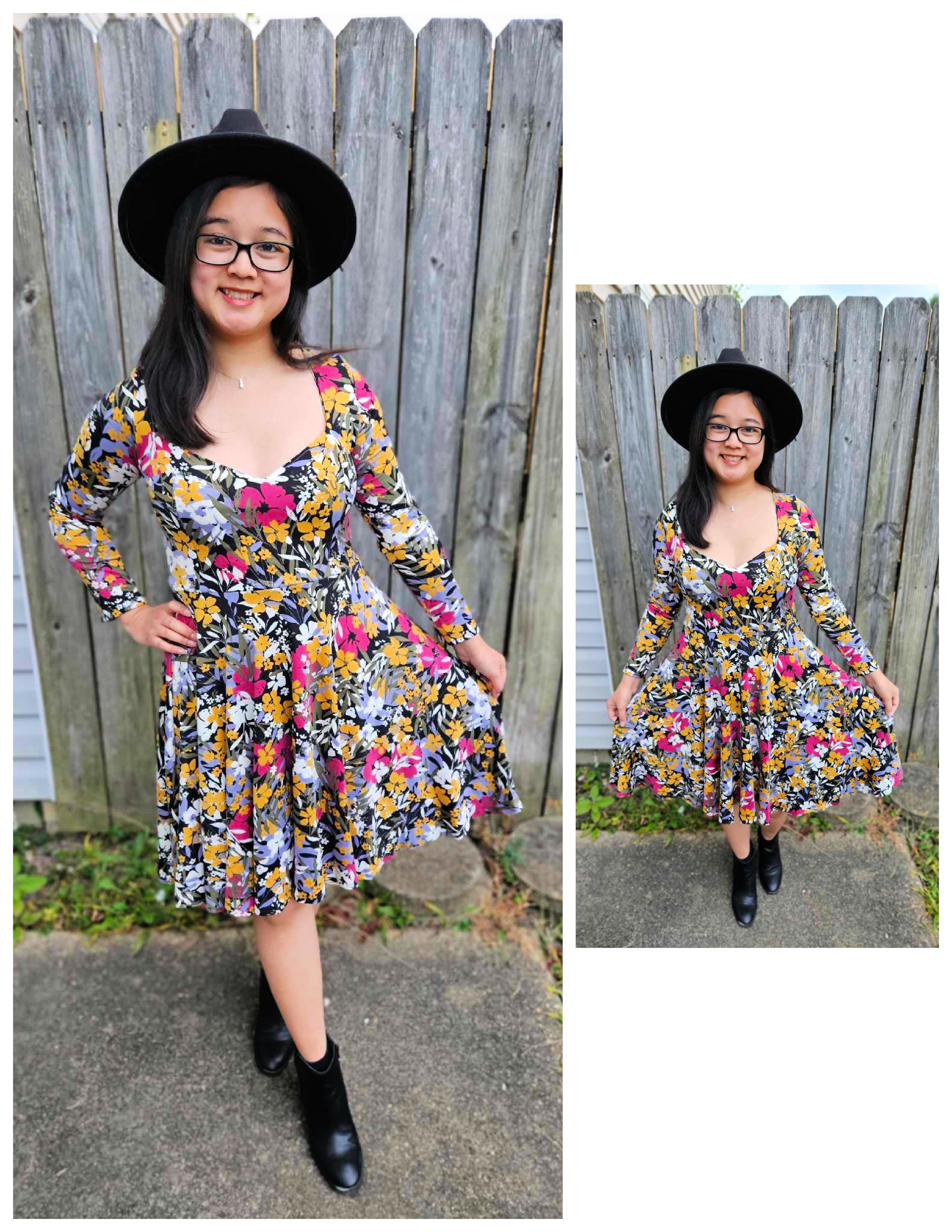 Nyeca Sweetheart Shirt, Peplum and Dress Sewing Pattern