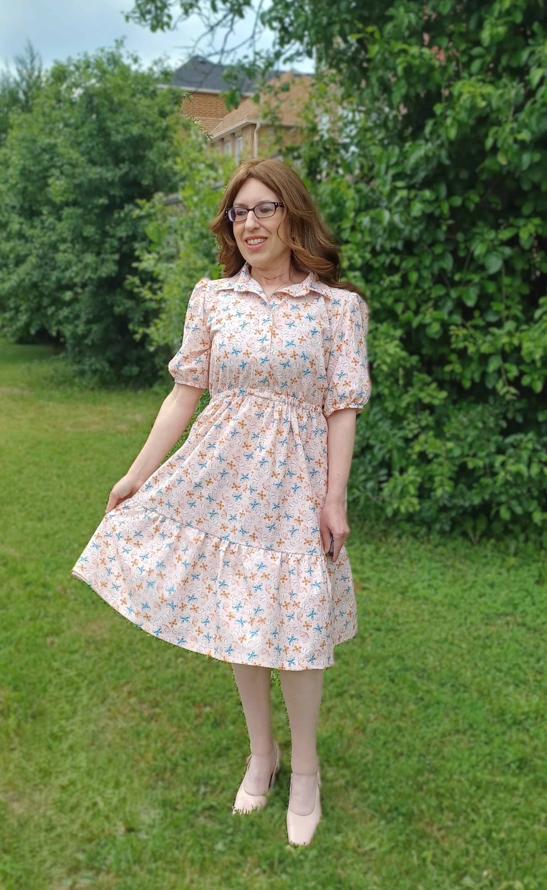 Gisella Oversized Puff-Sleeve Shirt and Dress Pattern