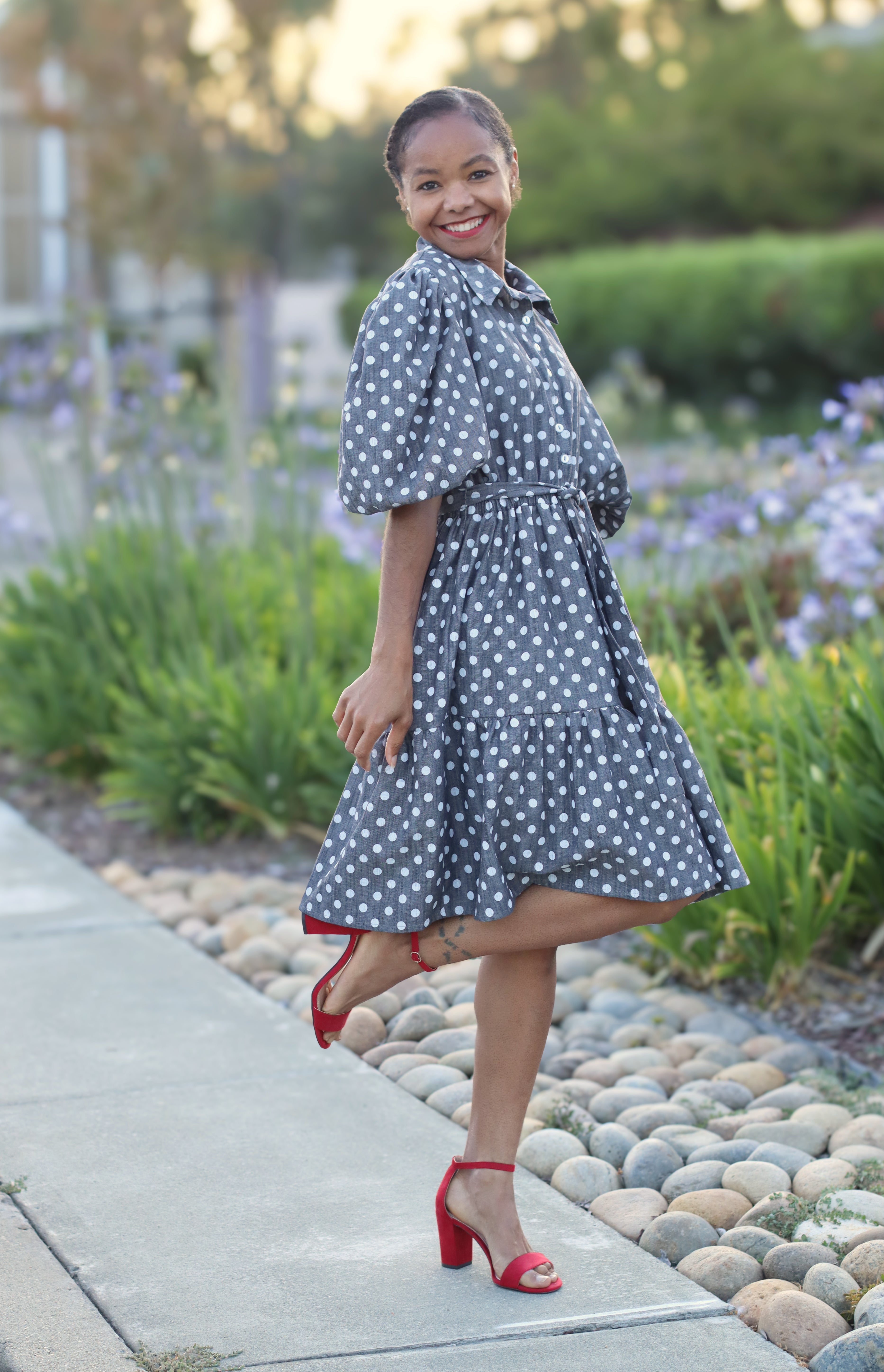 Gisella Oversized Puff-Sleeve Shirt and Dress Pattern