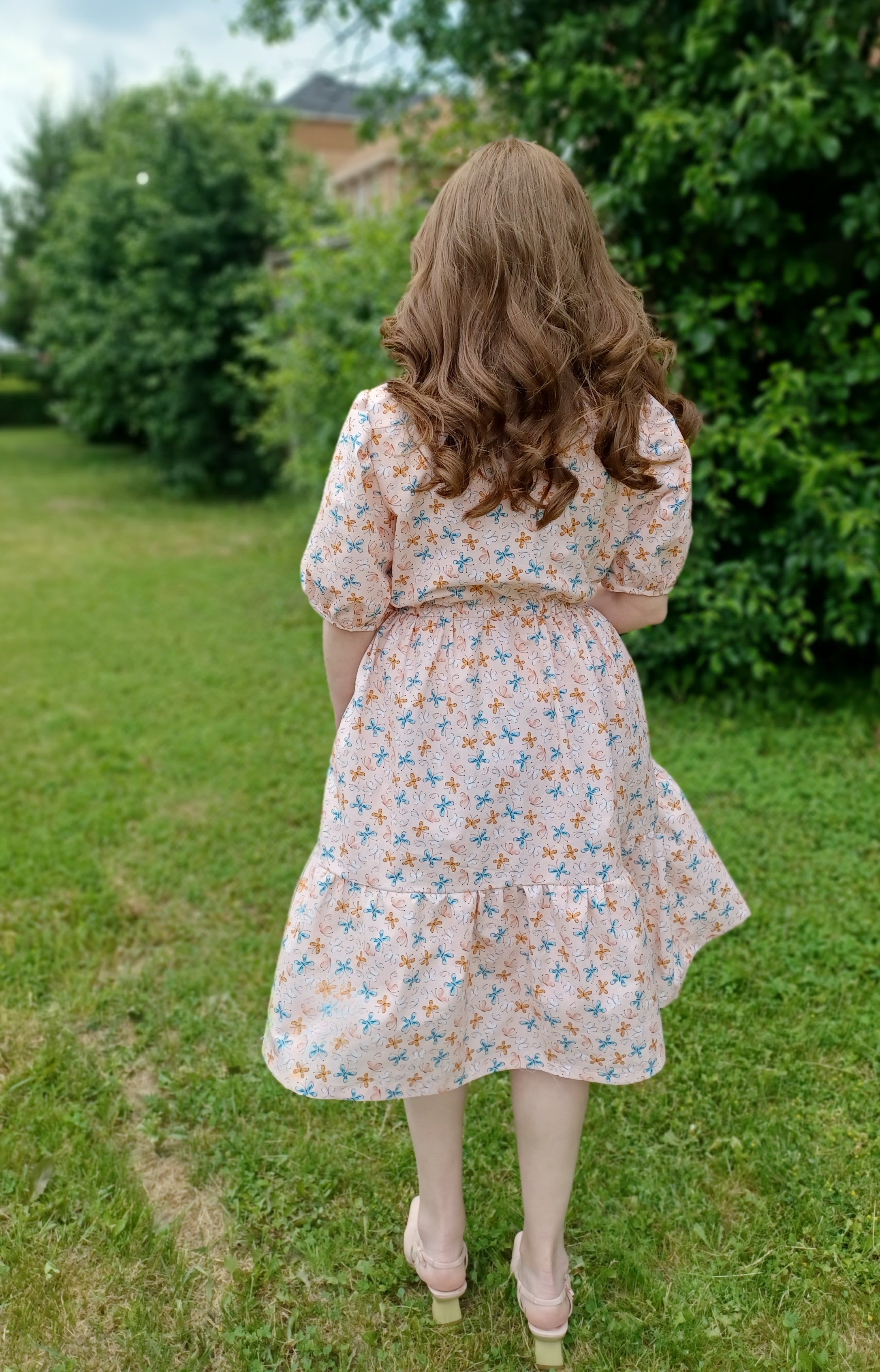 Gisella Oversized Puff-Sleeve Shirt and Dress Pattern