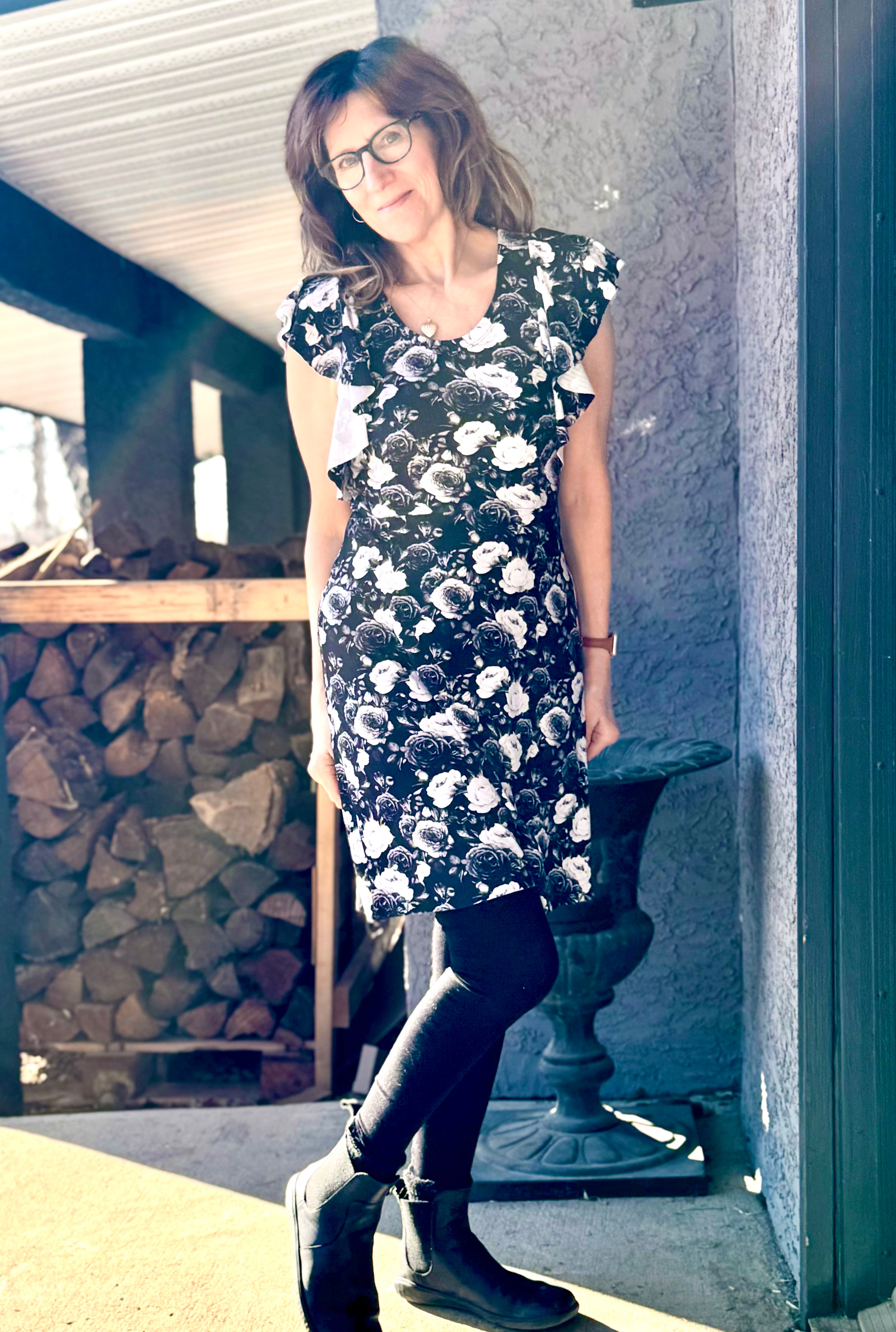 Sylvie Cutout Cup Size Dress Sewing Pattern