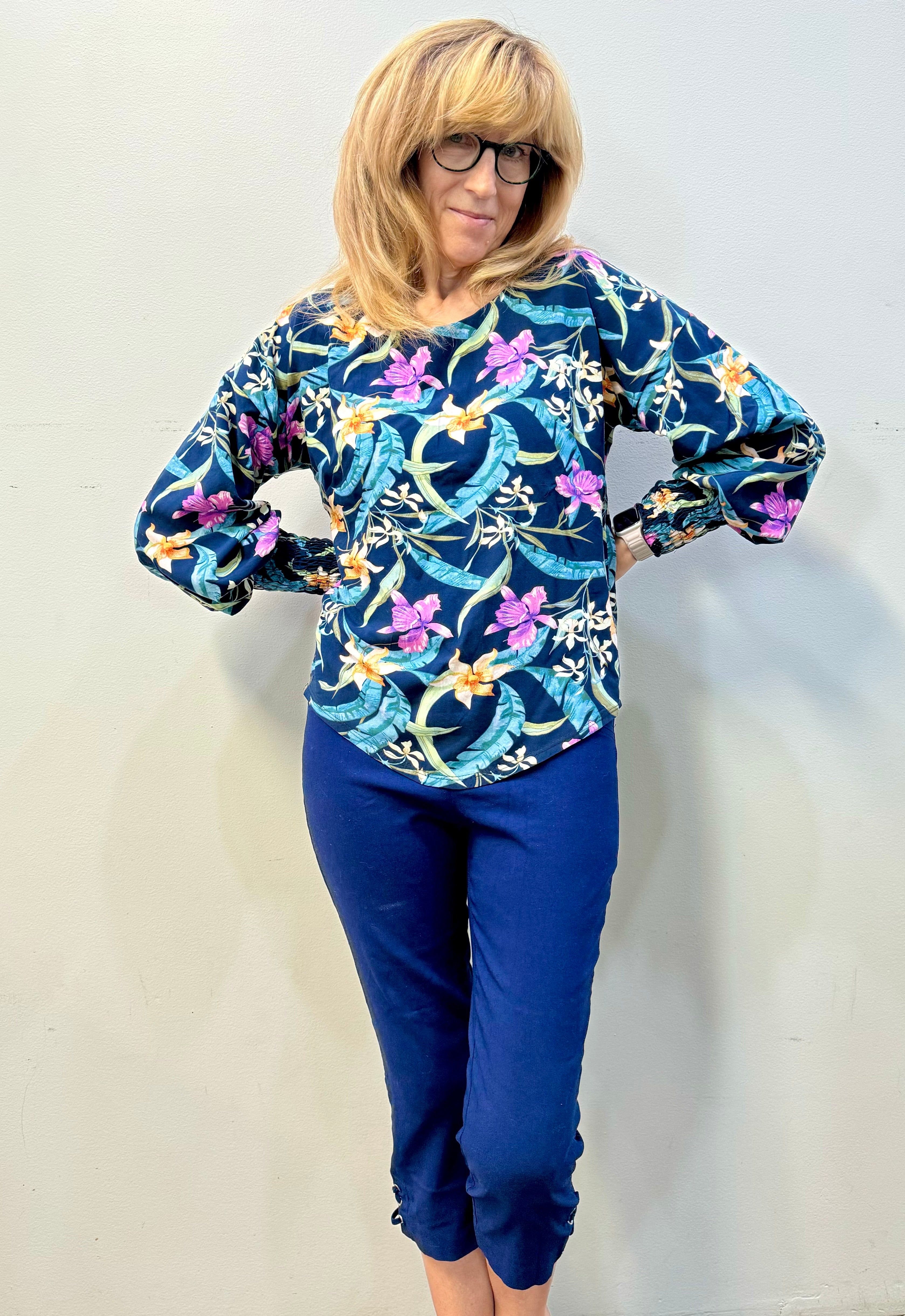 Brandy Balloon Sleeve PDF Sewing Pattern | Beginner-Friendly Woven Dolman Top
