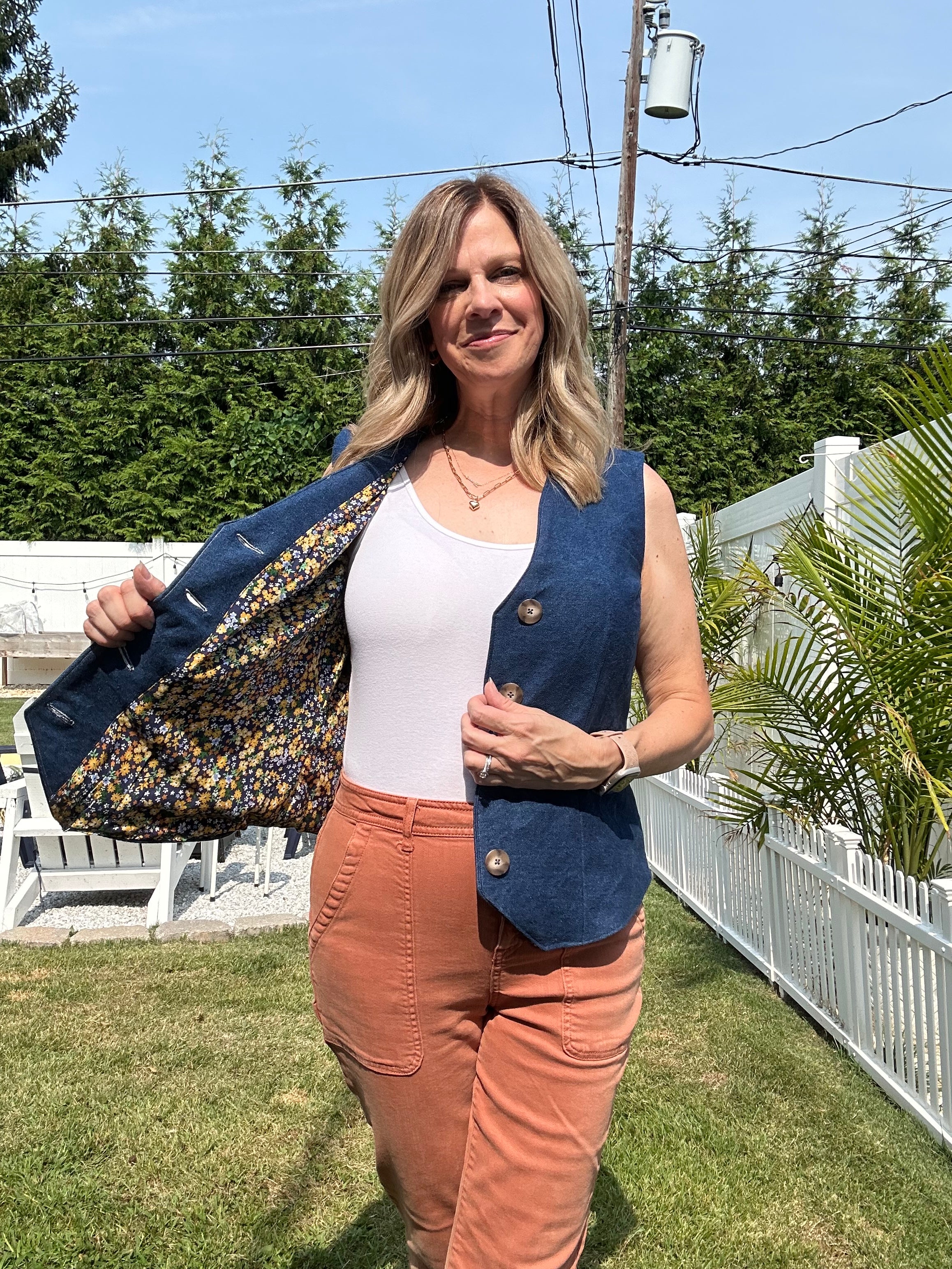 Veronik Waistcoat Vest Sewing Pattern