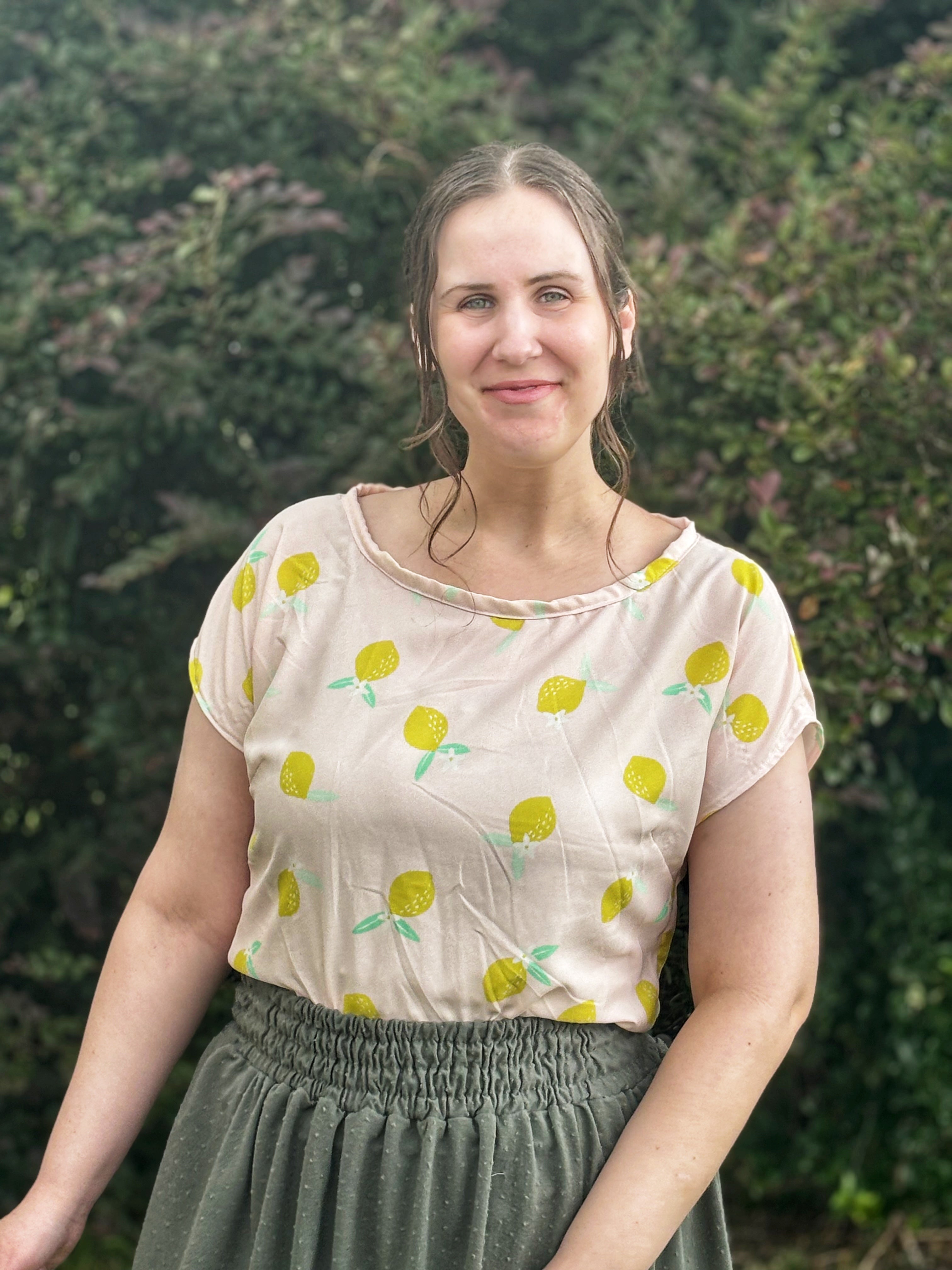 Brandy Balloon Sleeve PDF Sewing Pattern | Beginner-Friendly Woven Dolman Top