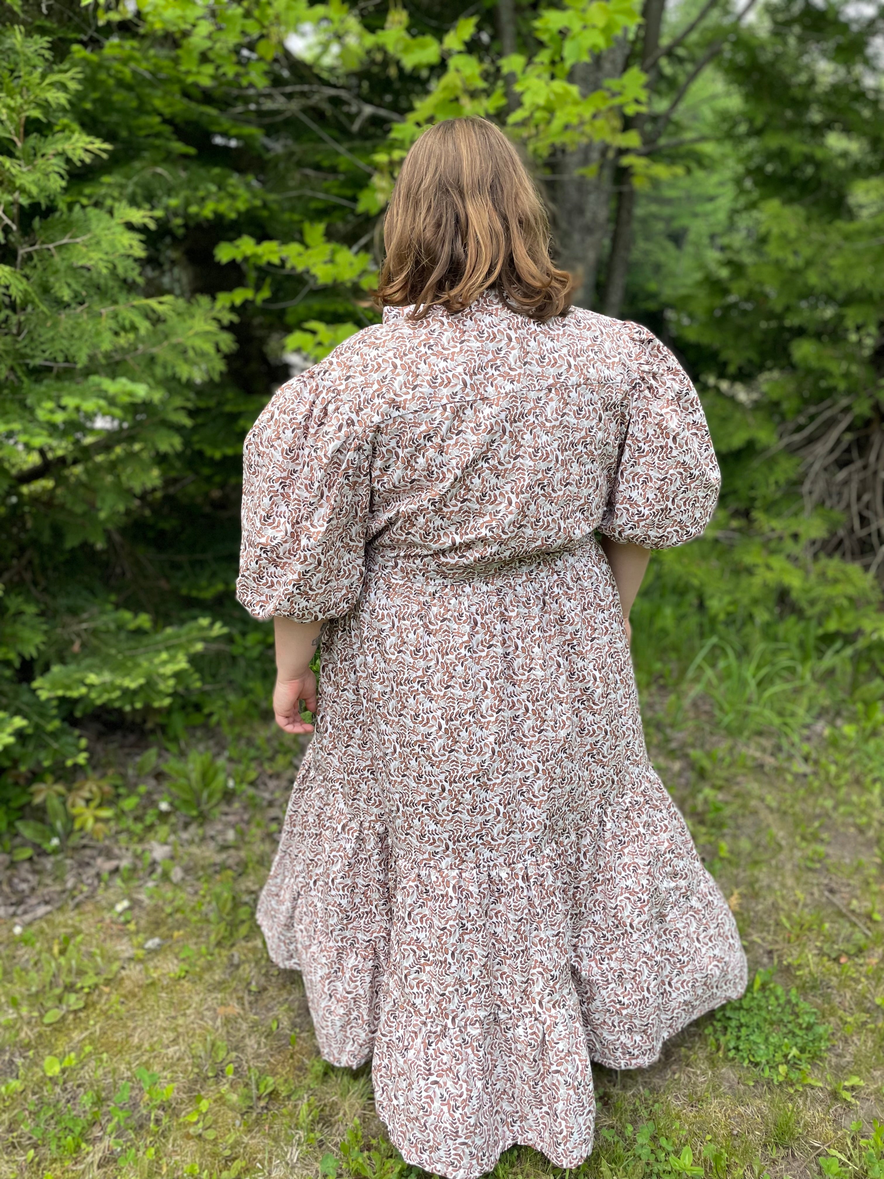 Gisella Oversized Puff-Sleeve Shirt and Dress Pattern