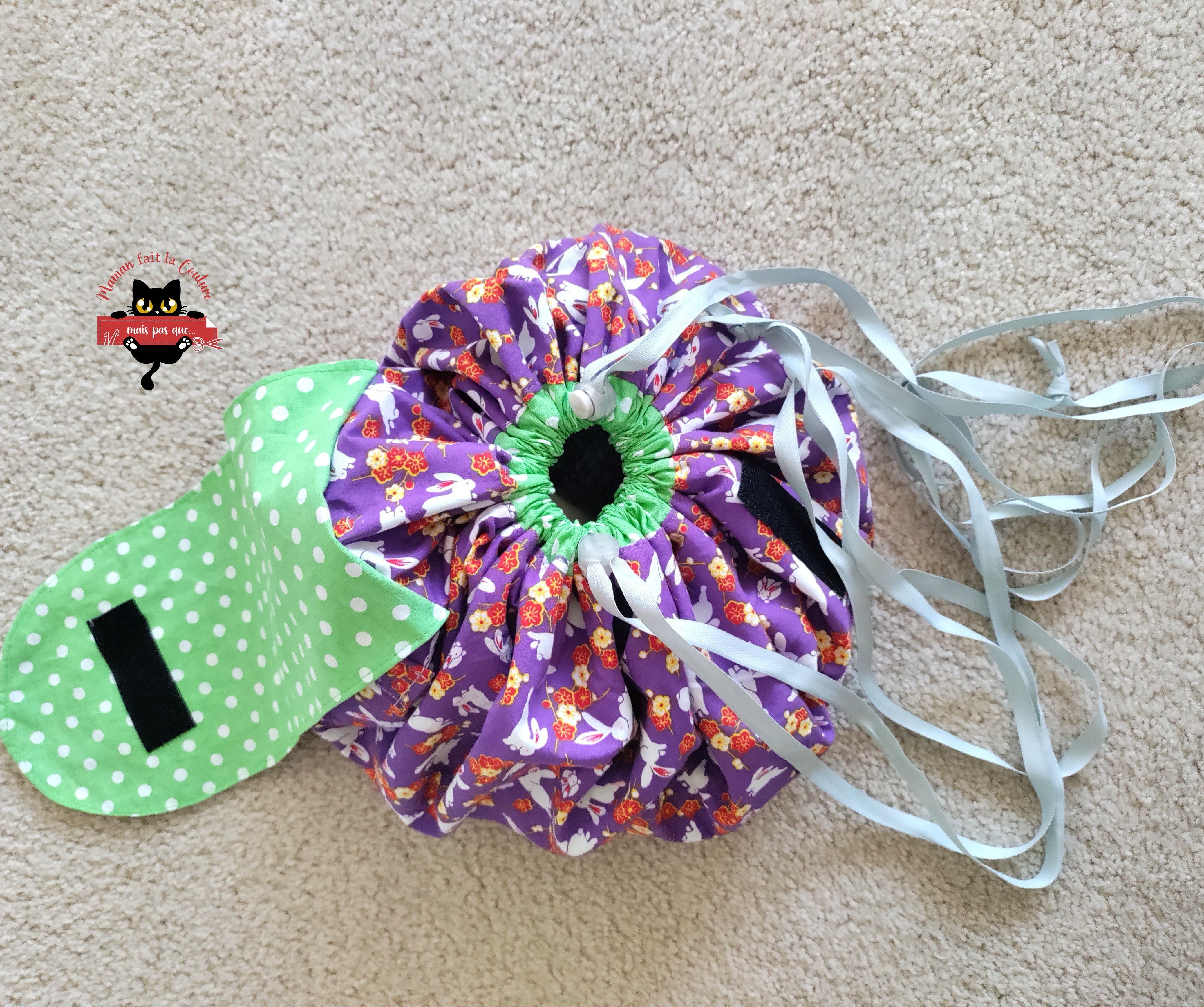 Moon Drawstring Bag Pattern