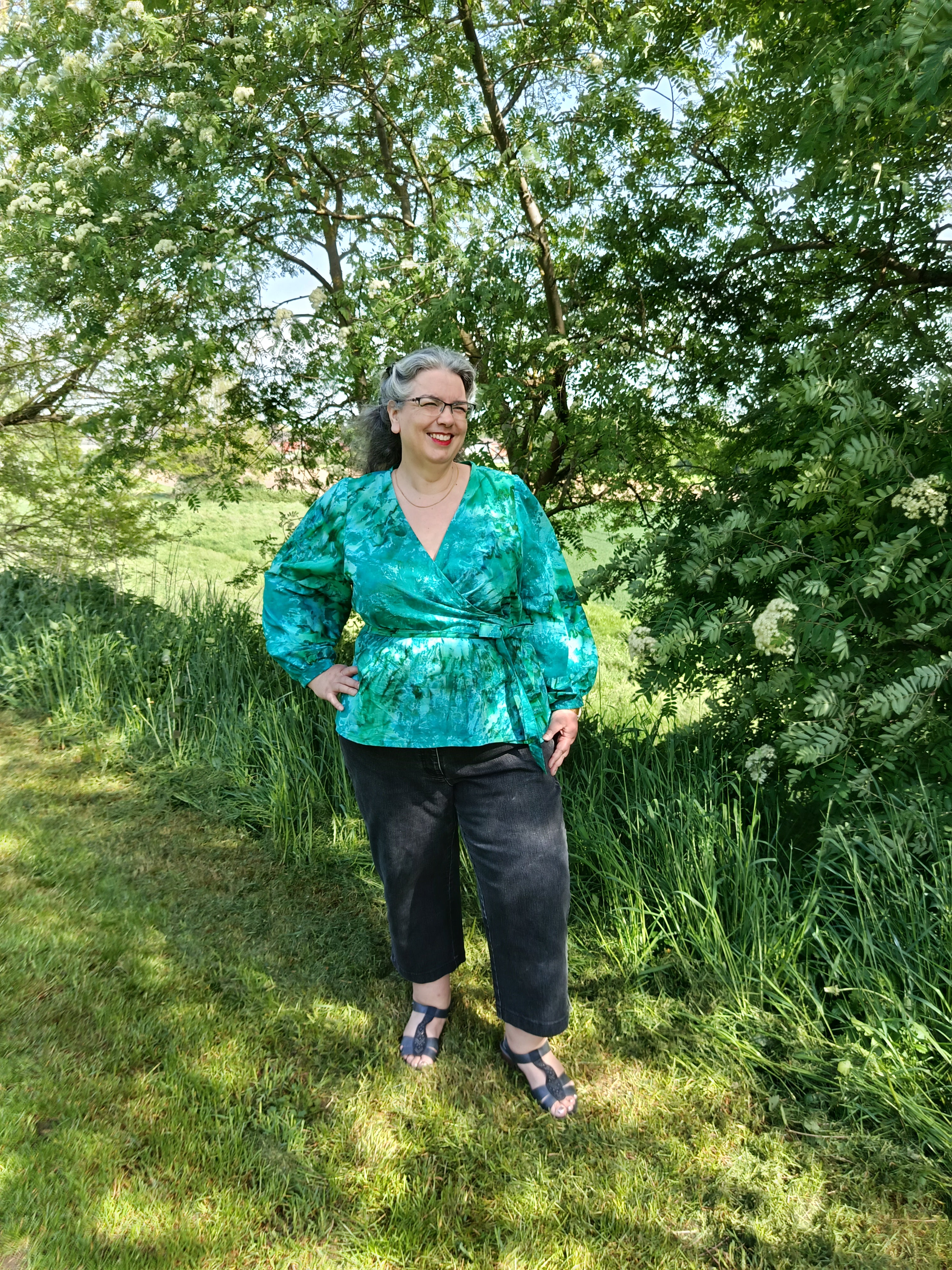 Leonie Woven Wrap Top and Dress Pattern