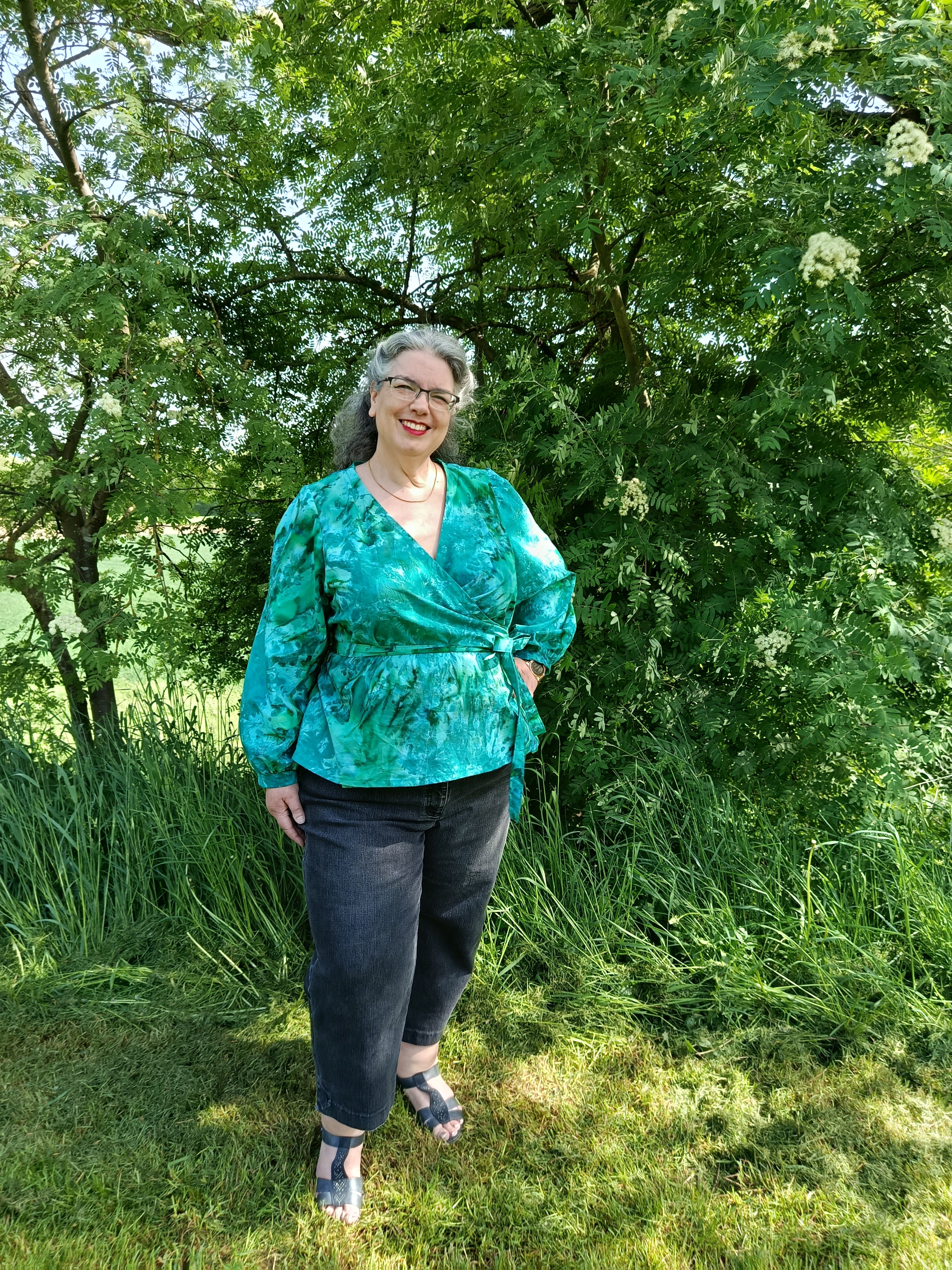 Leonie Woven Wrap Top and Dress Pattern