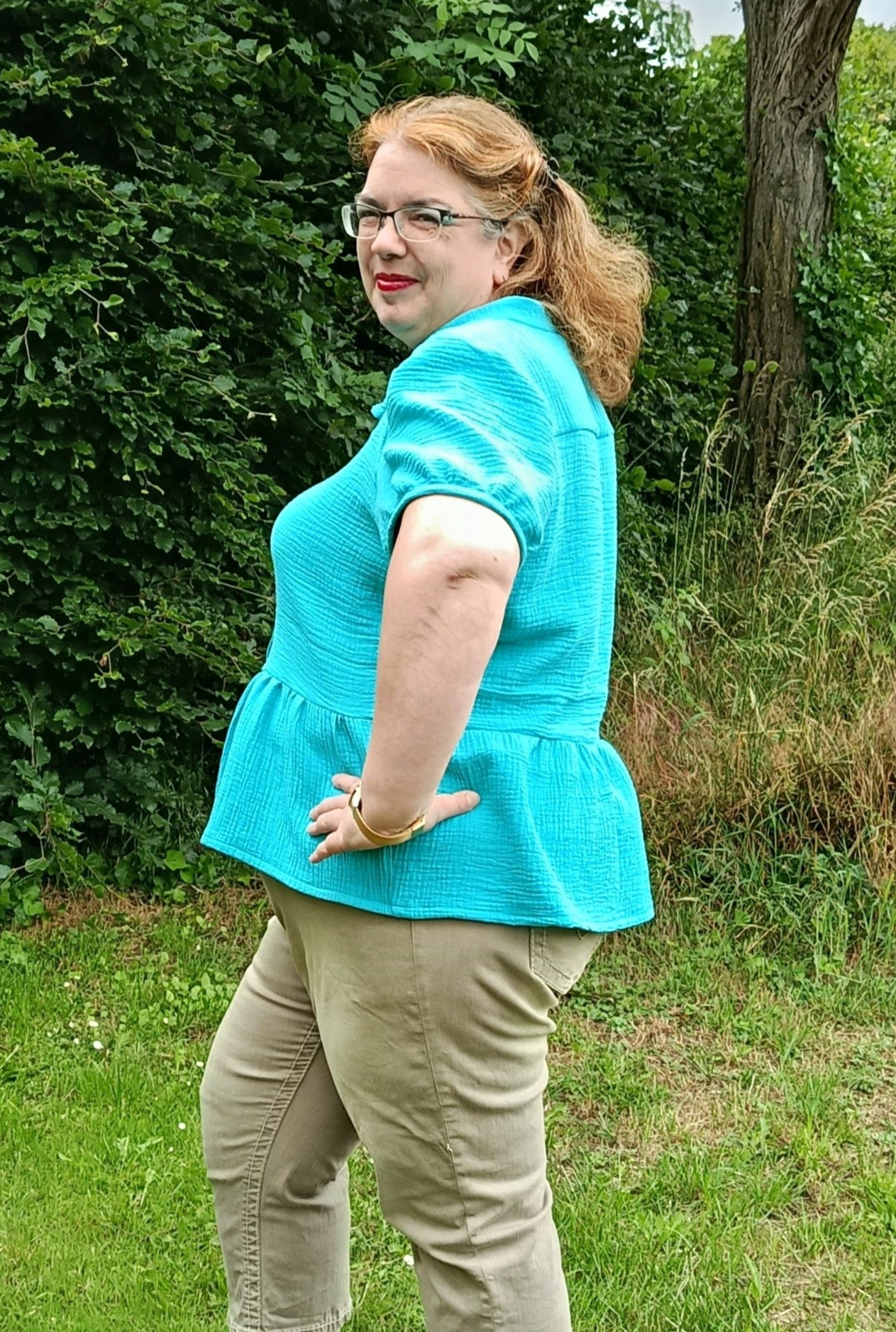 Gisella Oversized Puff-Sleeve Shirt and Dress Pattern