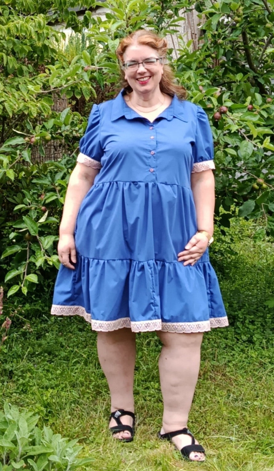 Gisella Oversized Puff-Sleeve Shirt and Dress Pattern