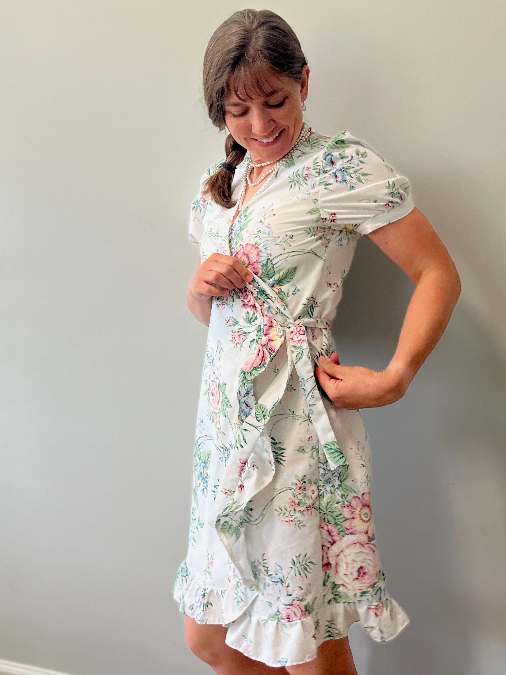 Leonie Woven Wrap Top and Dress Pattern